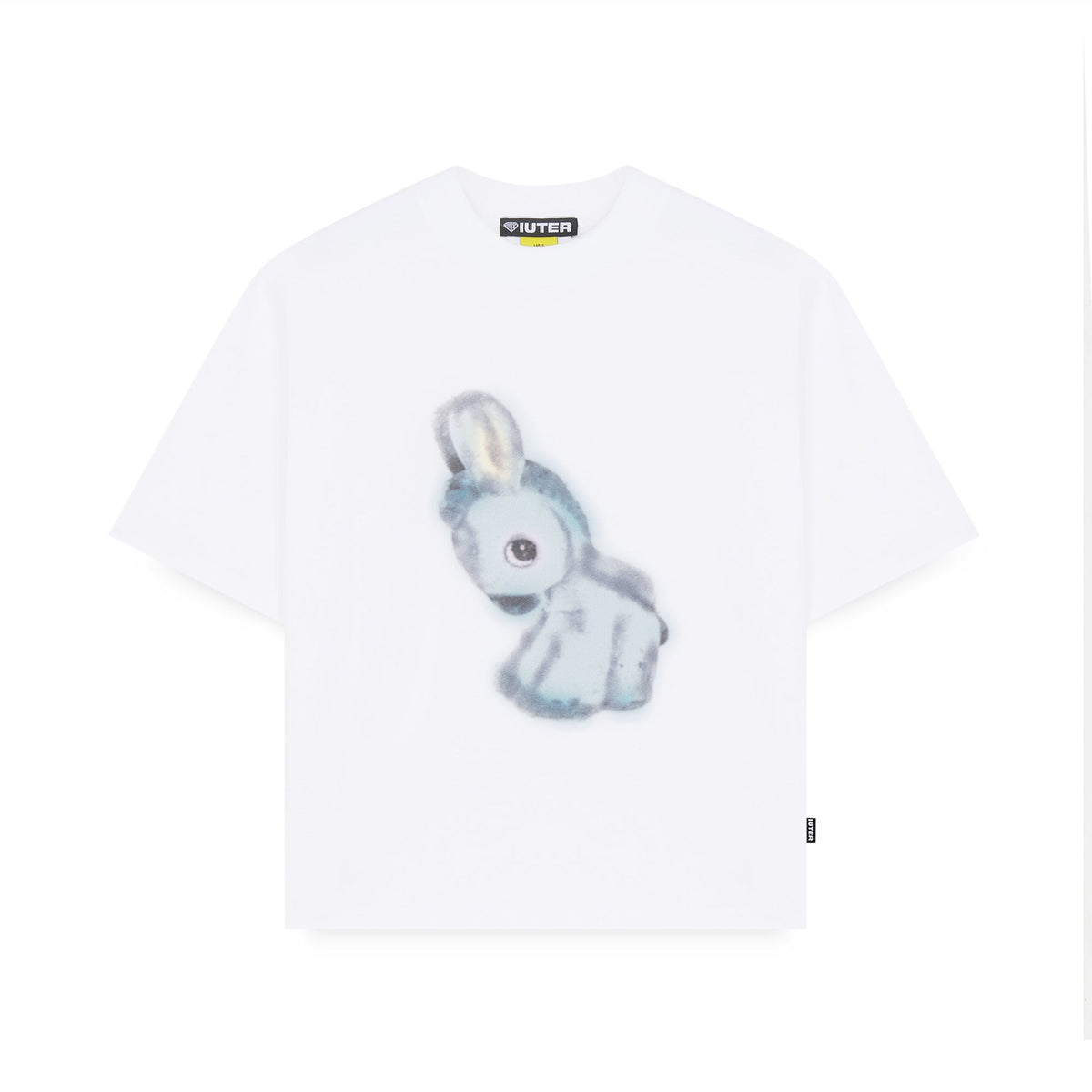 PLUSH MOCKNECK TEE WHITE