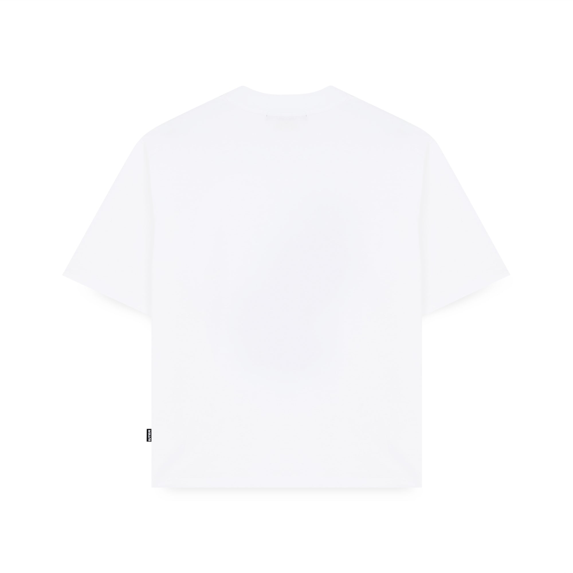 PLUSH MOCKNECK TEE WHITE