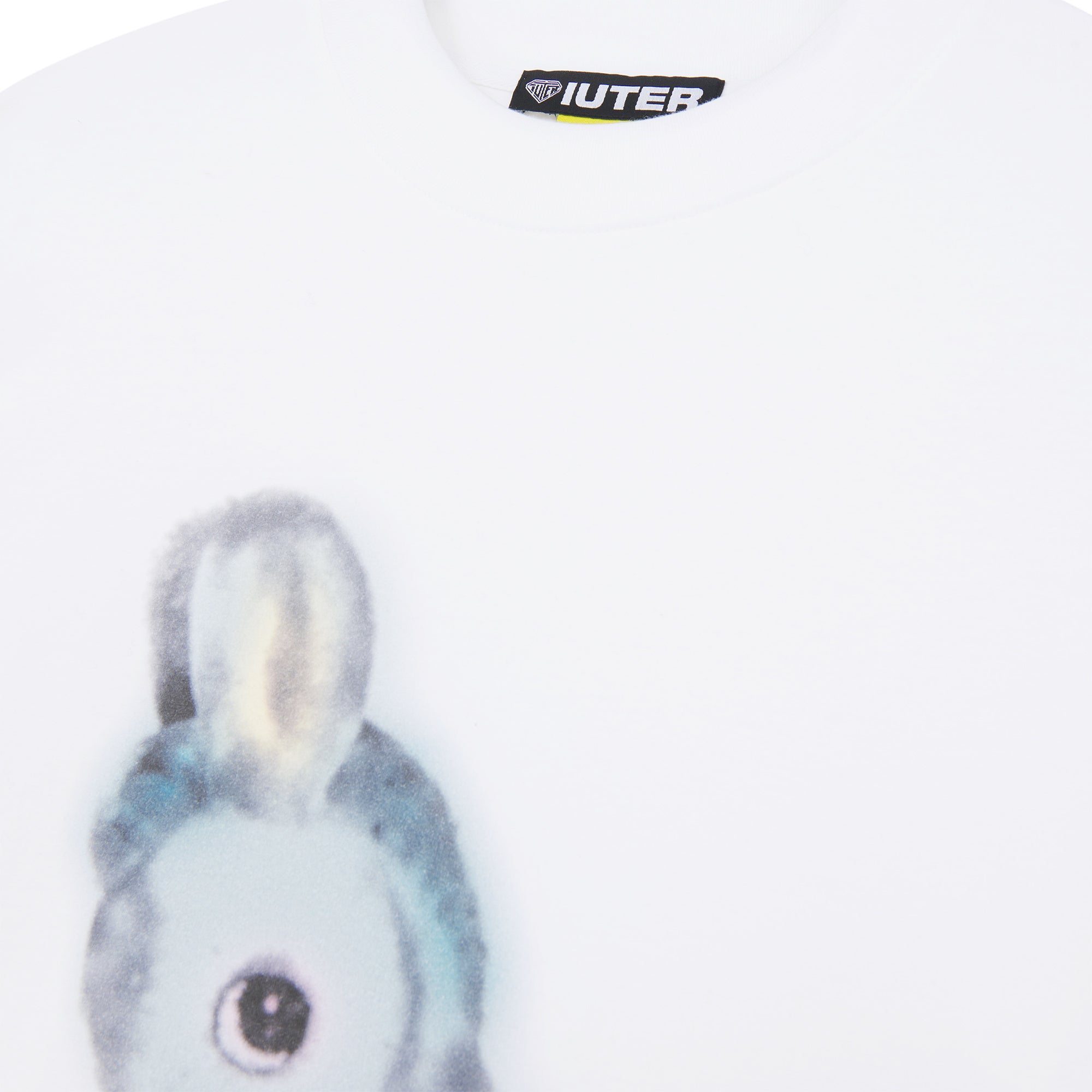 PLUSH MOCKNECK TEE WHITE
