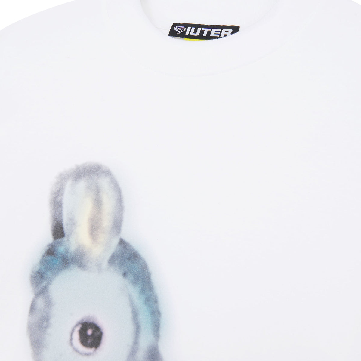 PLUSH MOCKNECK TEE WHITE