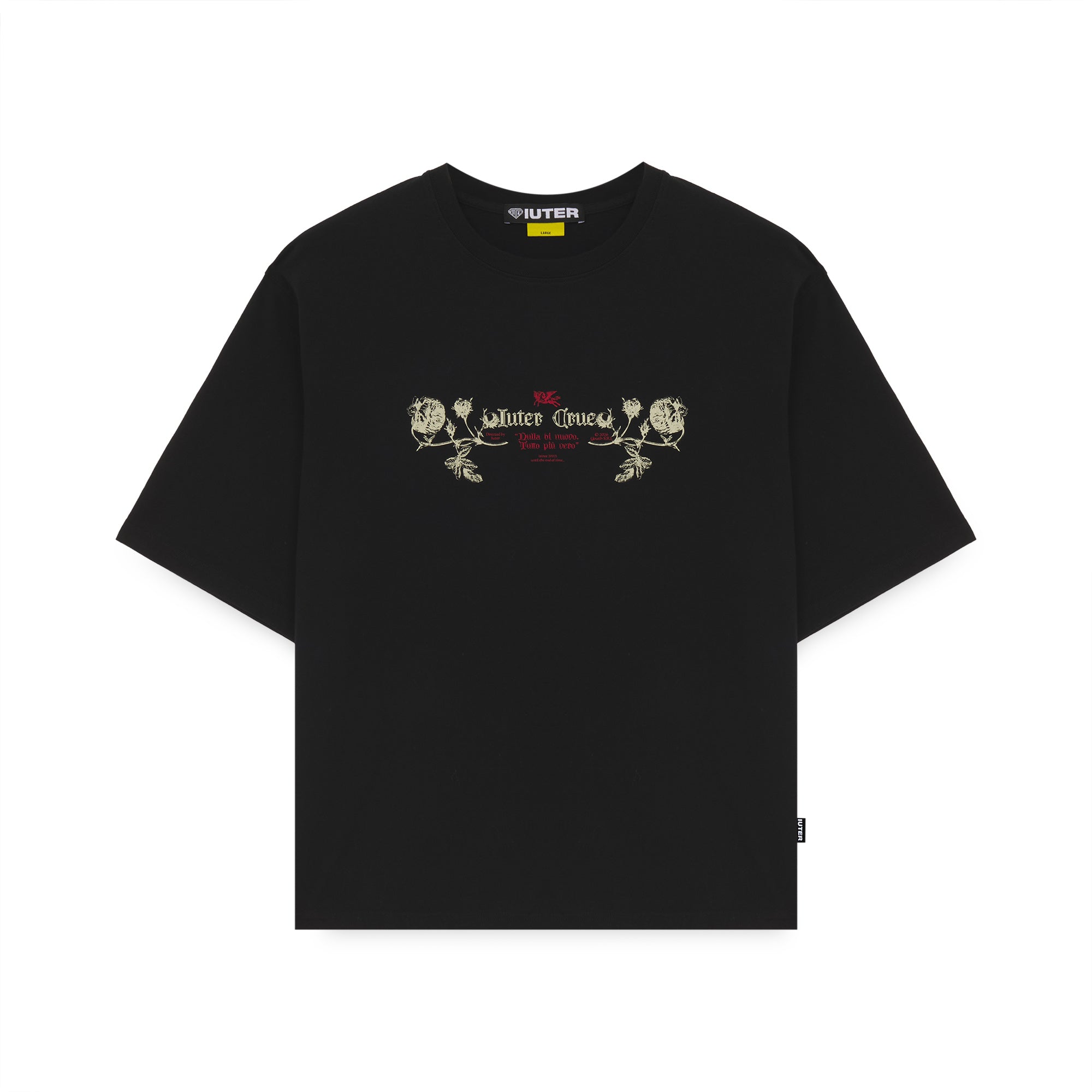 BLOOM TEE BLACK