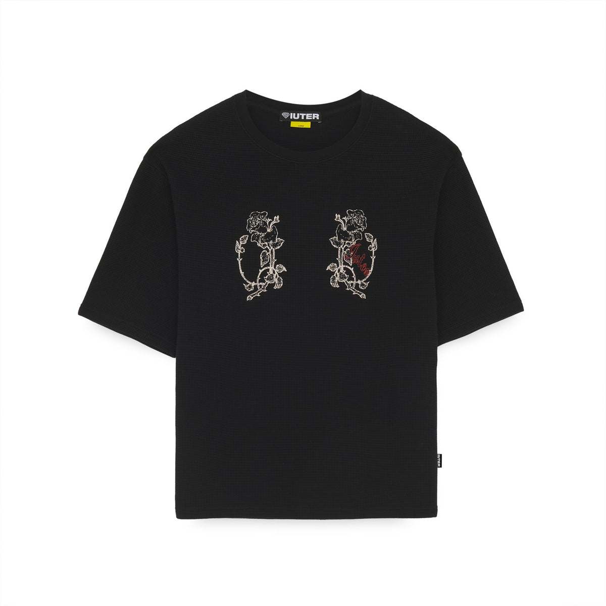 GATE WAFFLE TEE BLACK