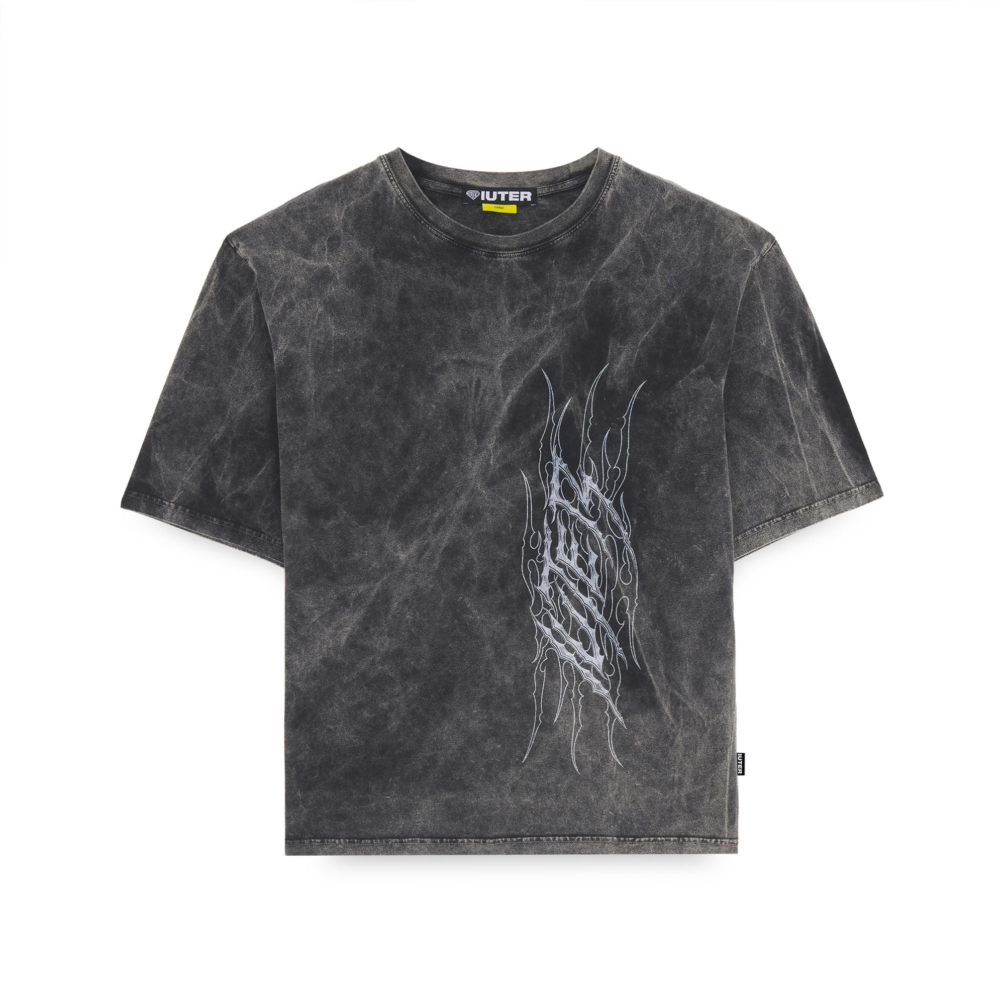 TRIBAL MARBLE TEE BLACK