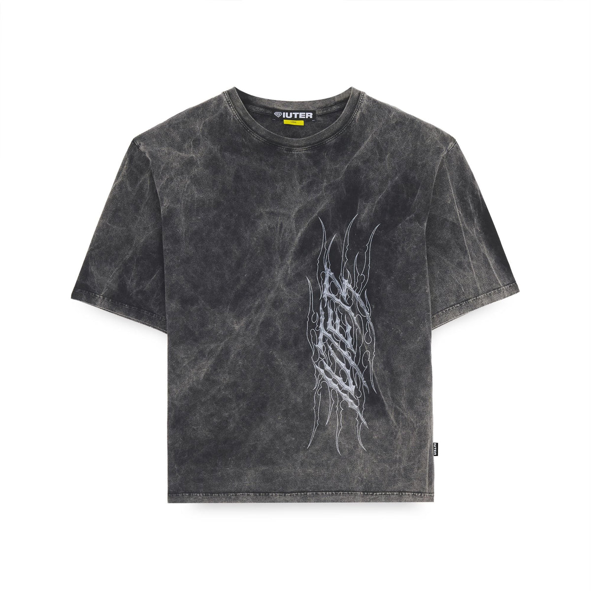TRIBAL MARBLE TEE BLACK