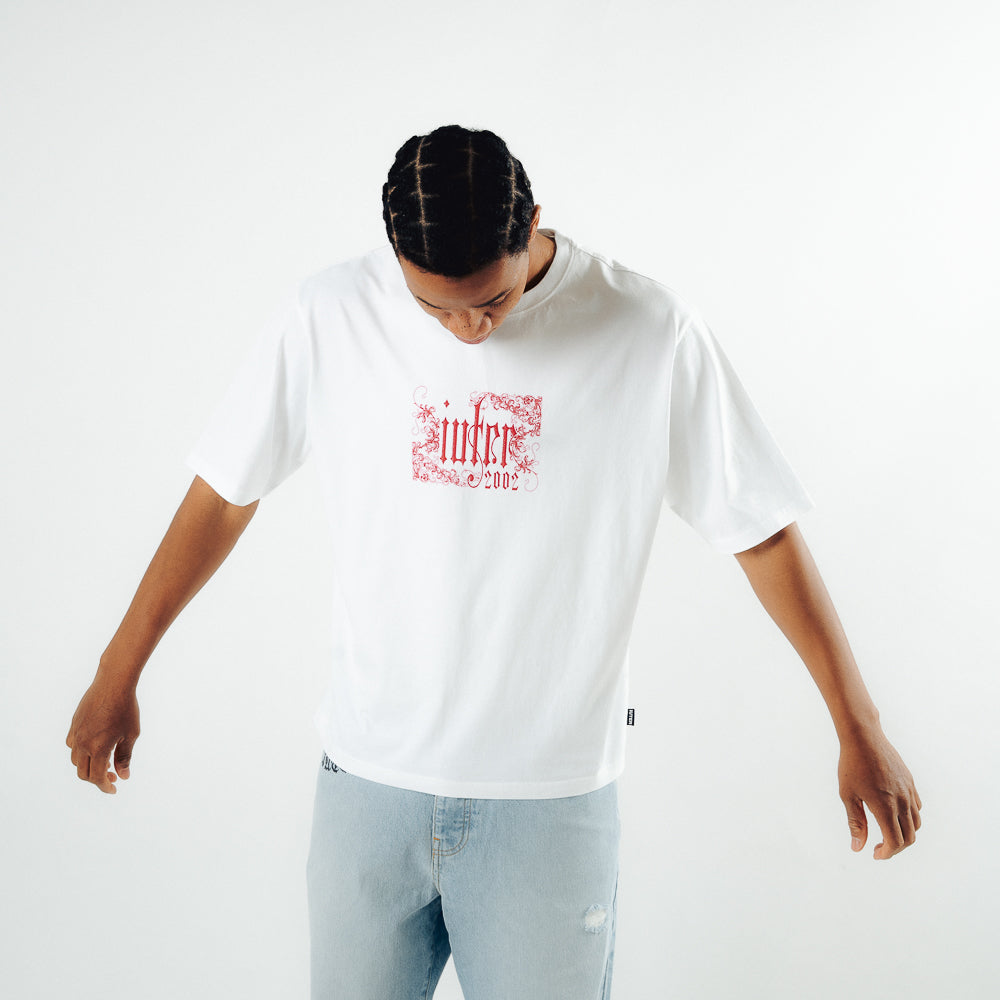 ORNAMENT TEE WHITE