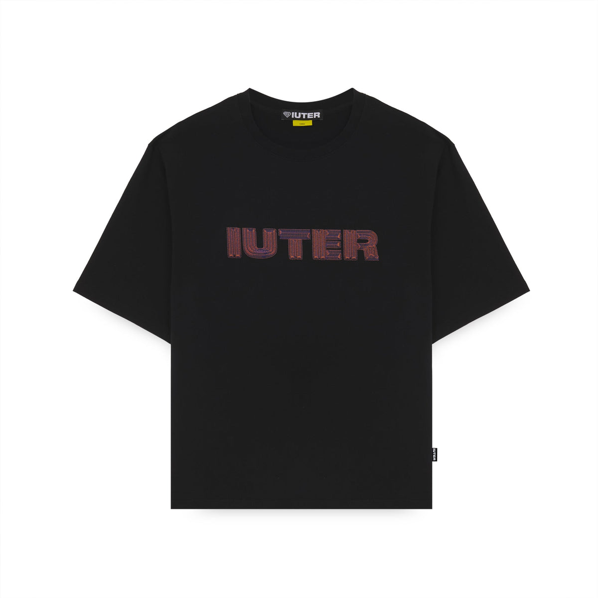 STITCH LOGO TEE BLACK