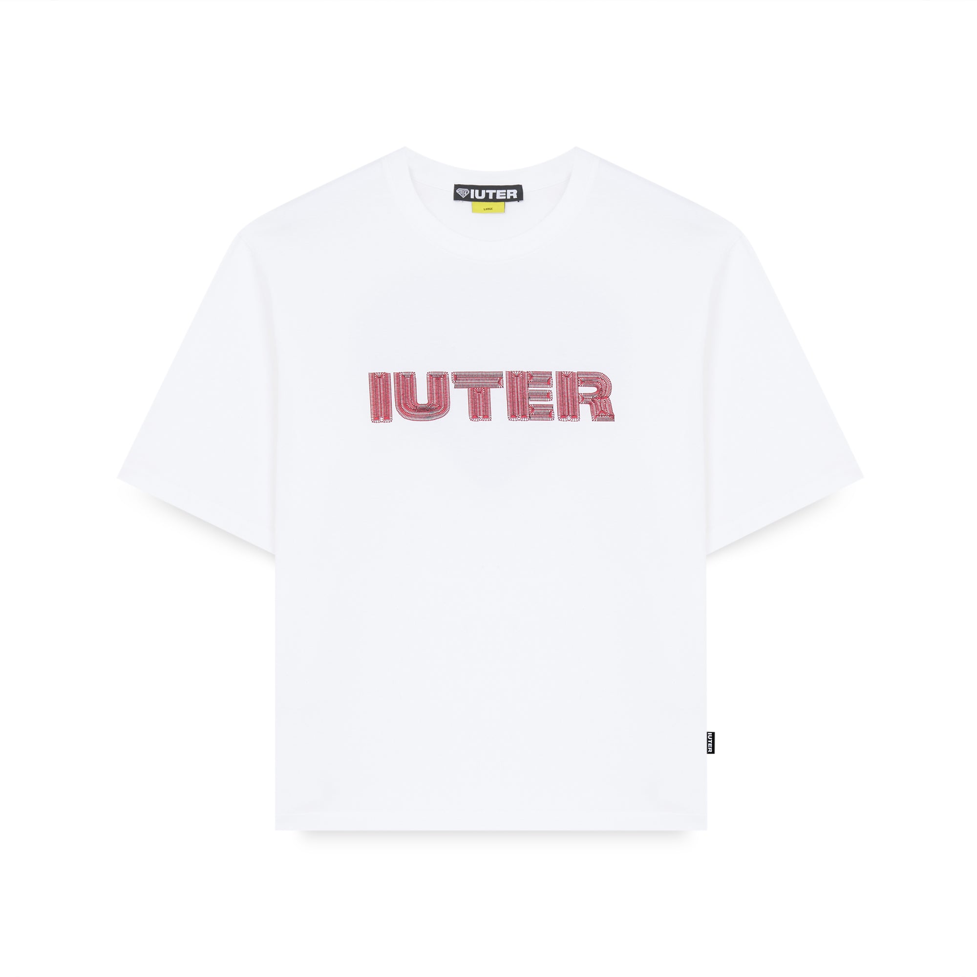 STITCH LOGO TEE WHITE