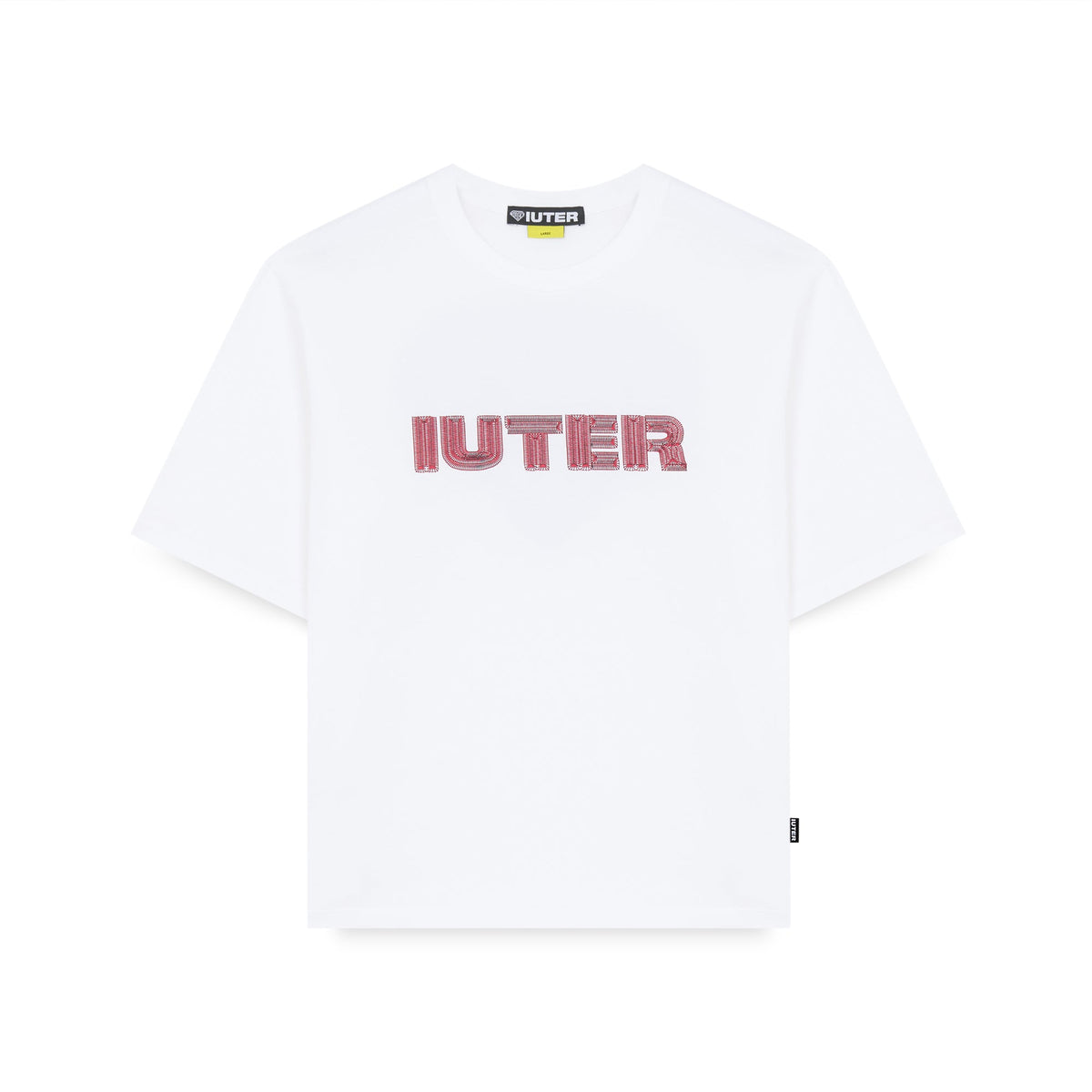 STITCH LOGO TEE WHITE