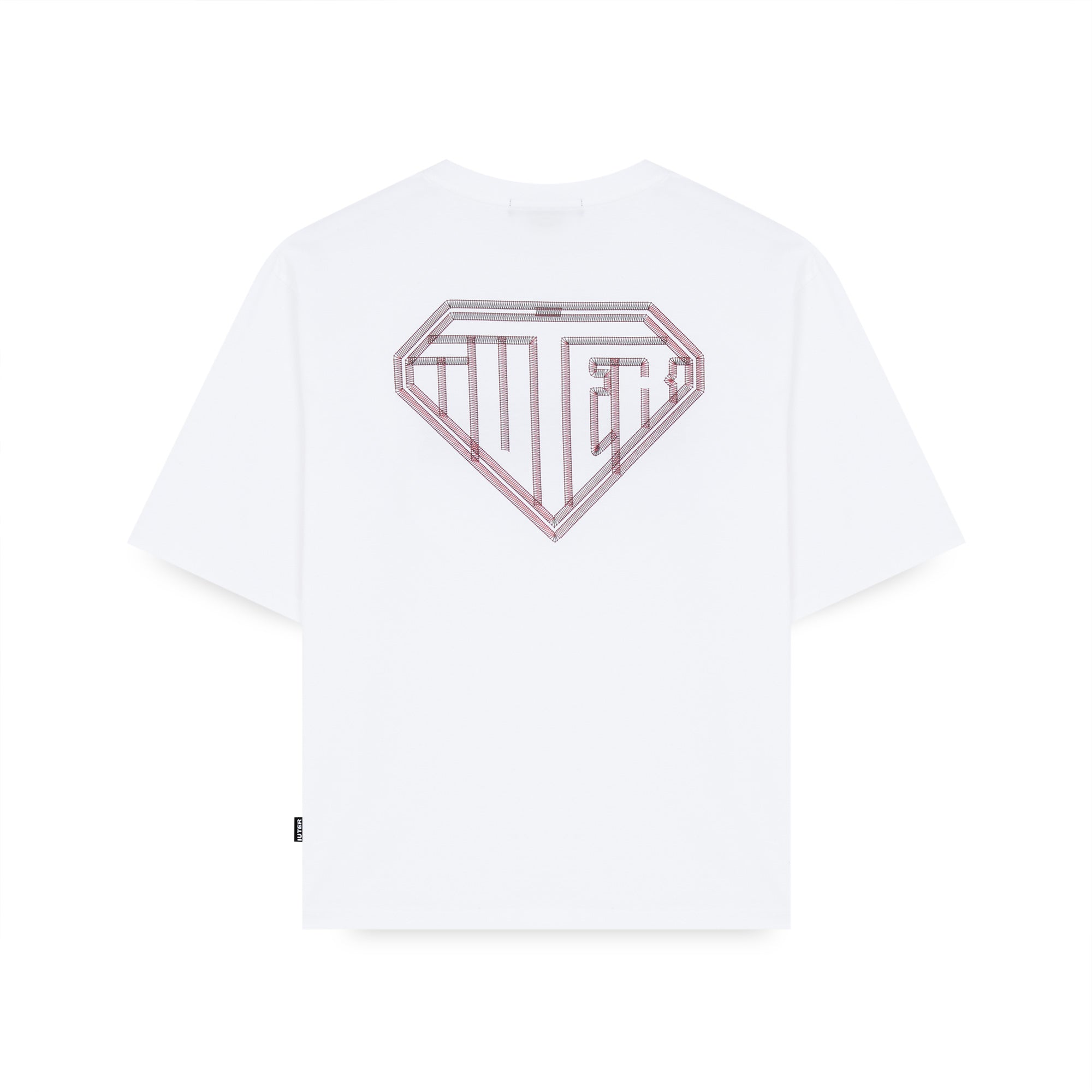 STITCH LOGO TEE WHITE