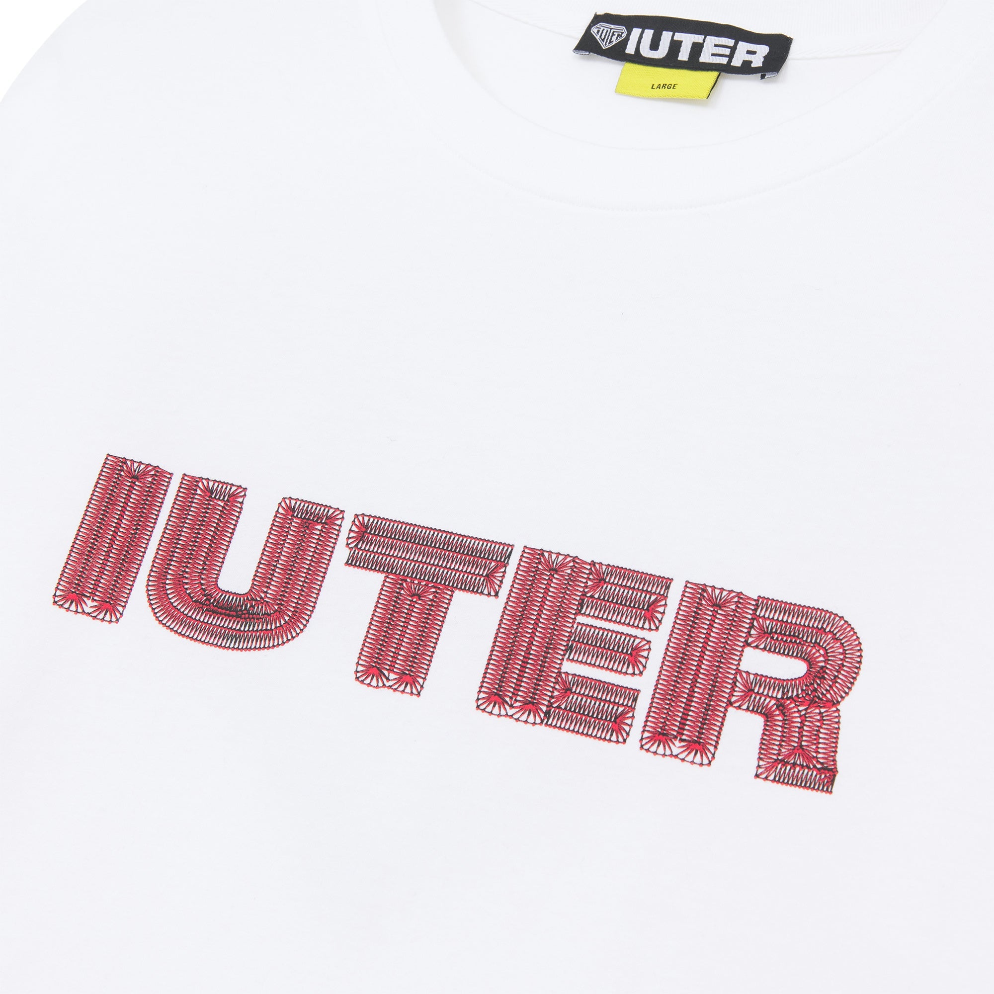 STITCH LOGO TEE WHITE
