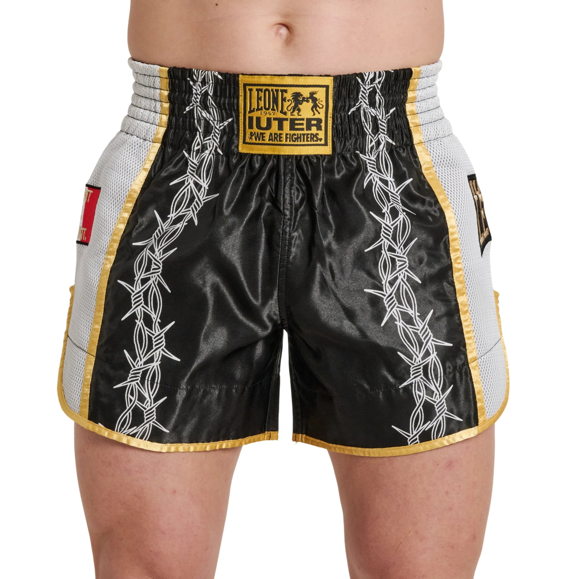 LEONE X IUTER KICK TAI  BARBEDWIRED SHORTS BLACK
