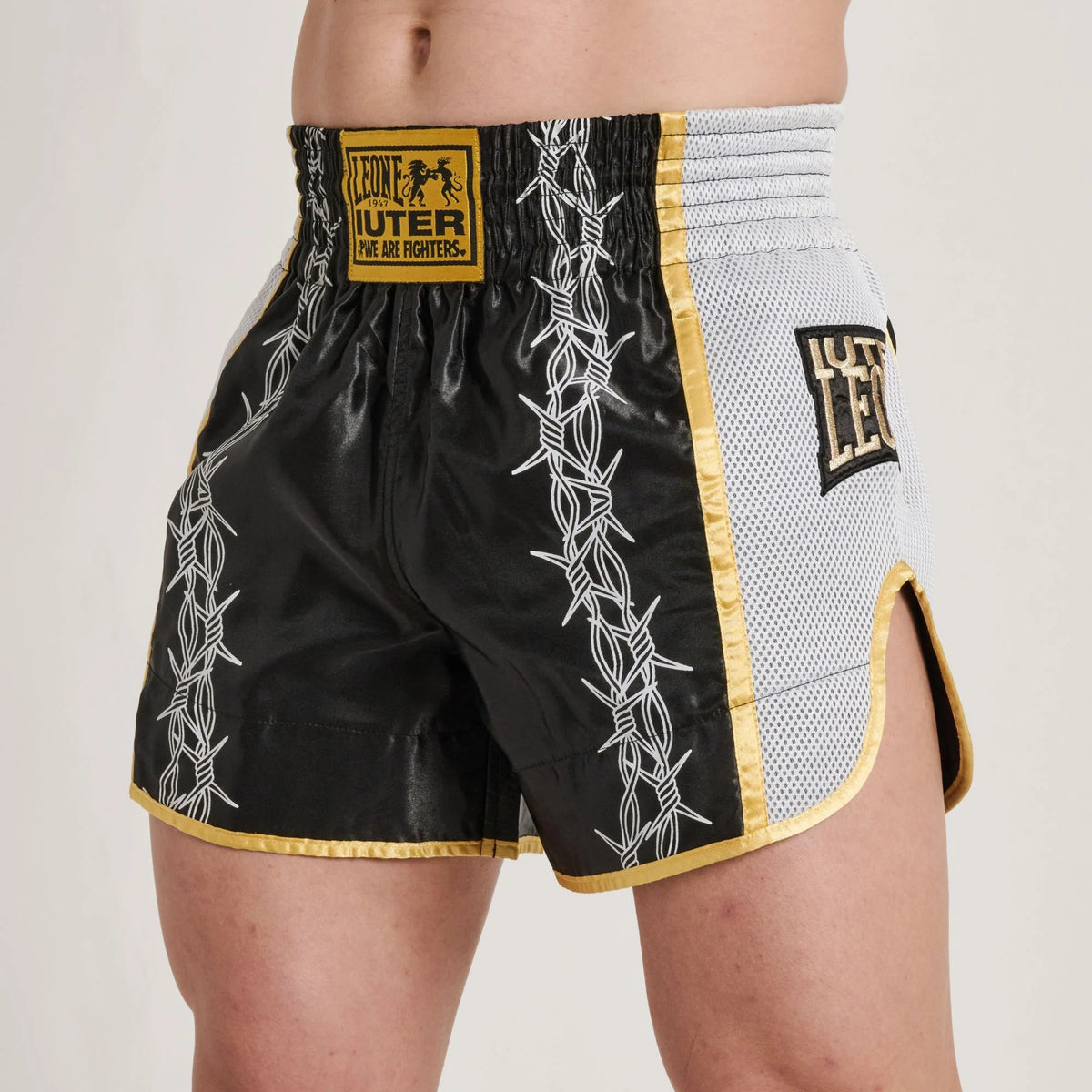 LEONE X IUTER KICK TAI  BARBEDWIRED SHORTS BLACK