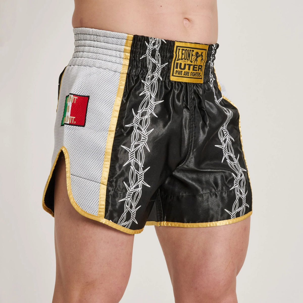 LEONE X IUTER KICK TAI  BARBEDWIRED SHORTS BLACK