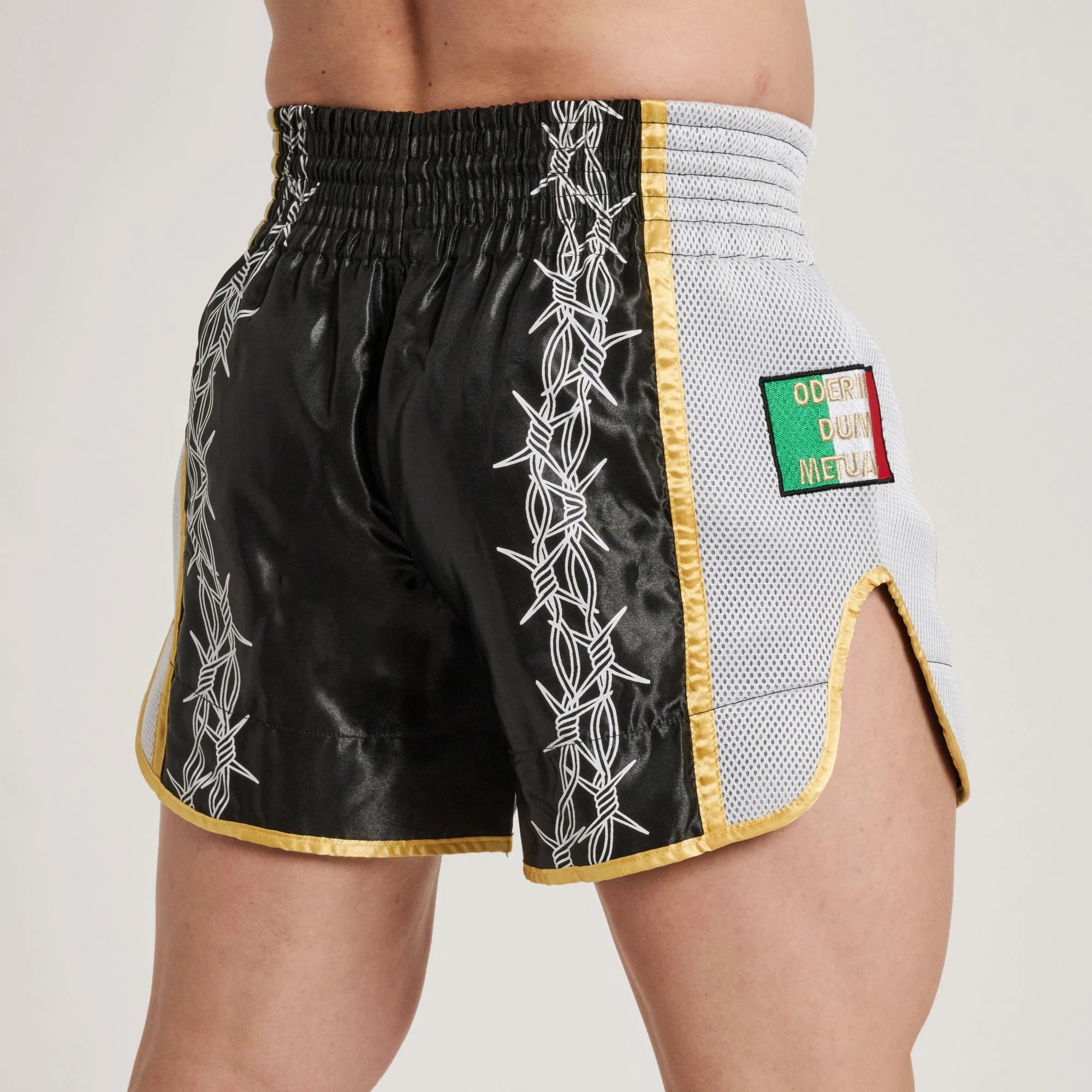 LEONE X IUTER KICK TAI  BARBEDWIRED SHORTS BLACK