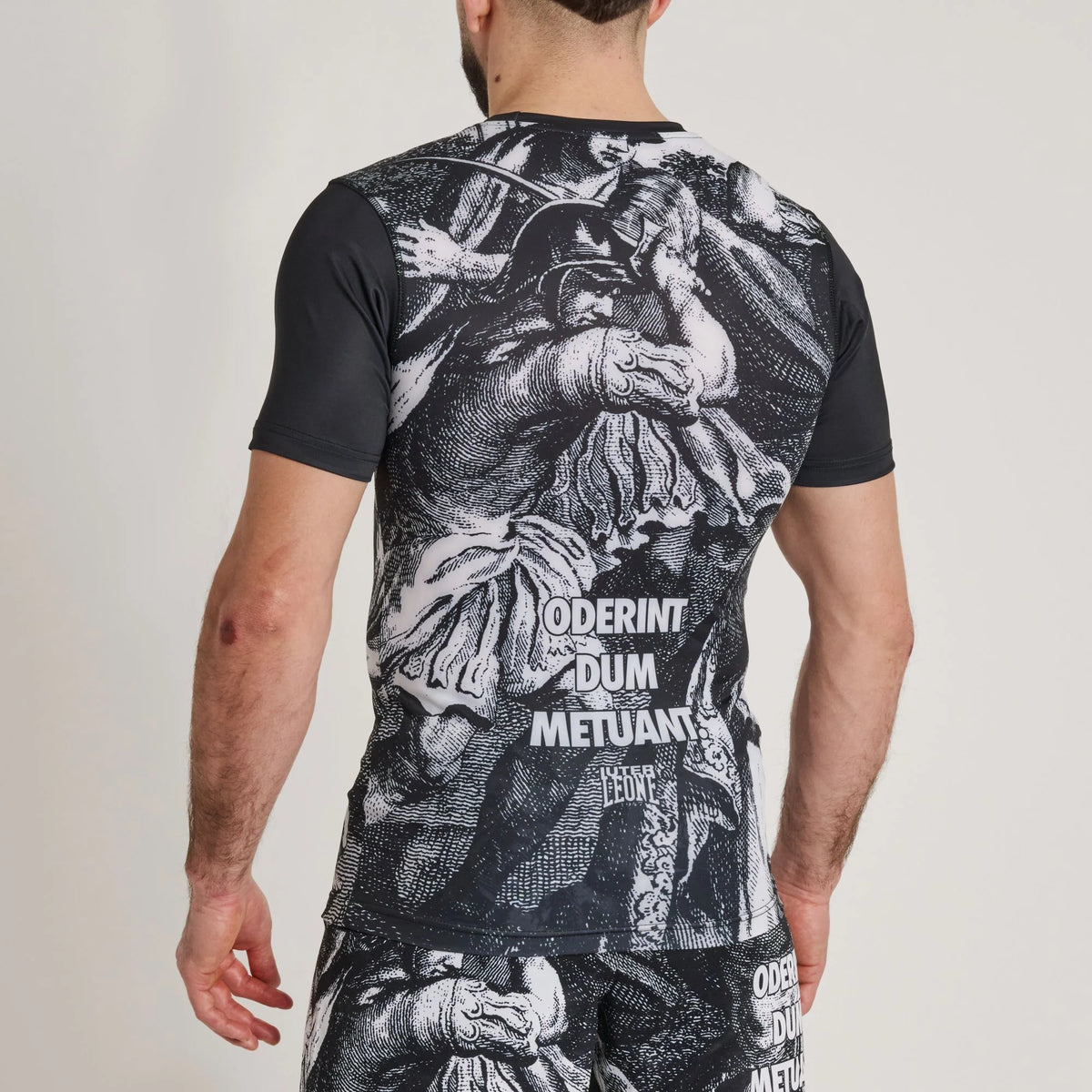 LEONE X IUTER RASHGUARD BARBEWIRED BLACK