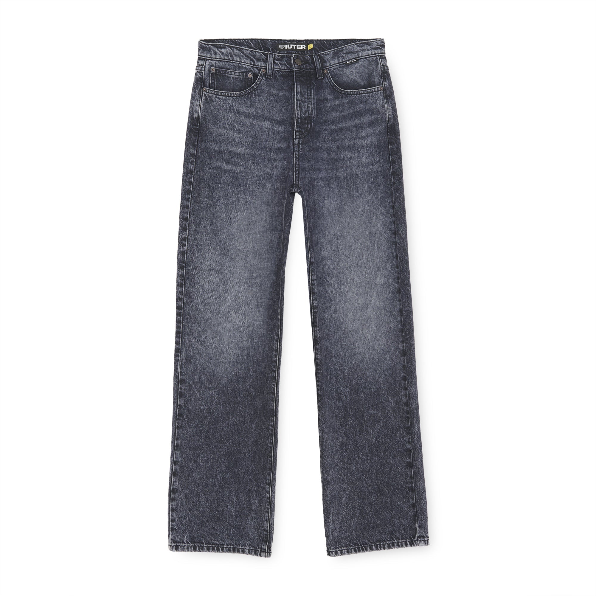 LOOSE DENIM PANTS BLACKTR