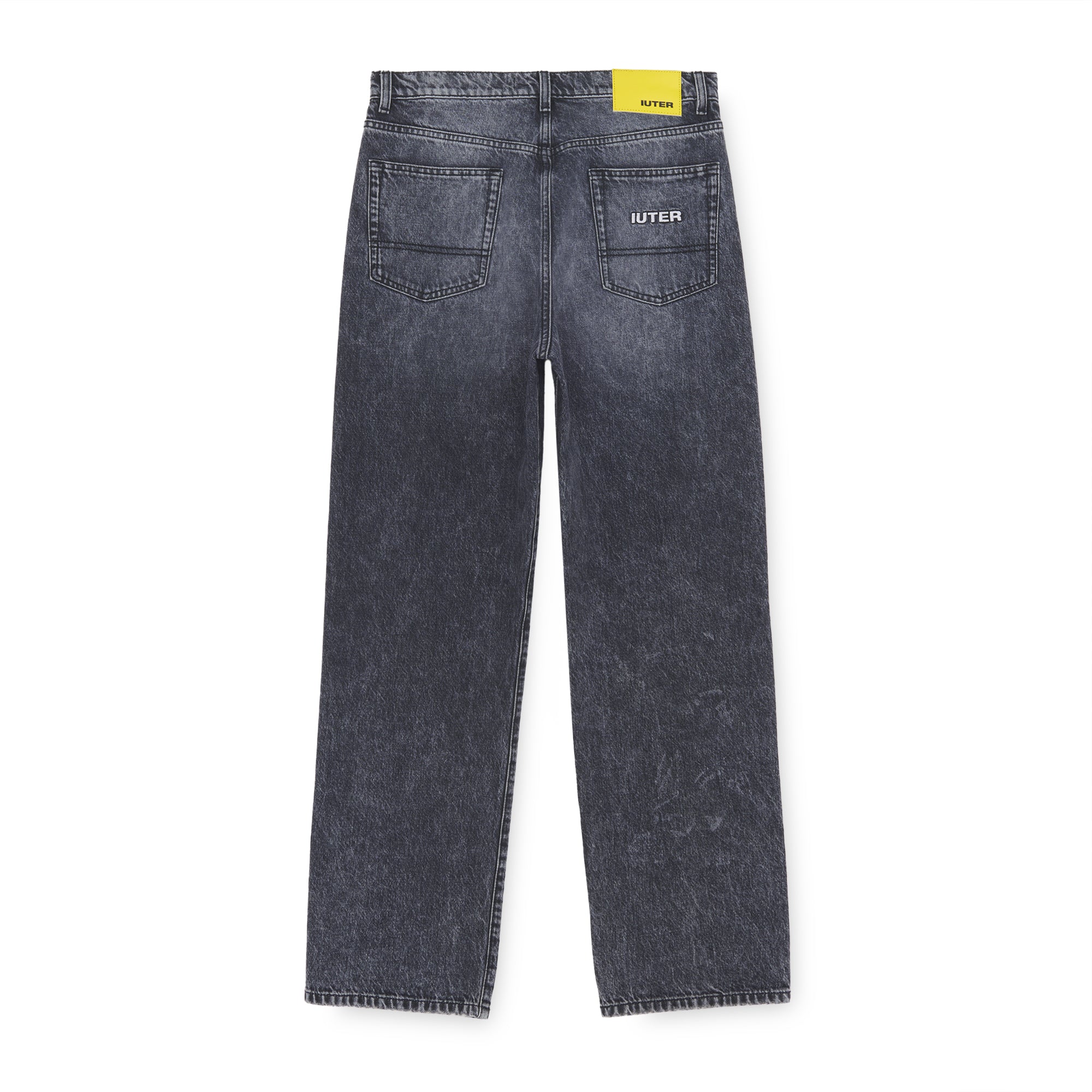 LOOSE DENIM PANTS BLACKTR