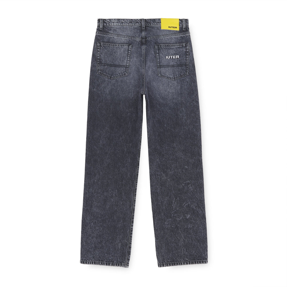 LOOSE DENIM PANTS BLACKTR