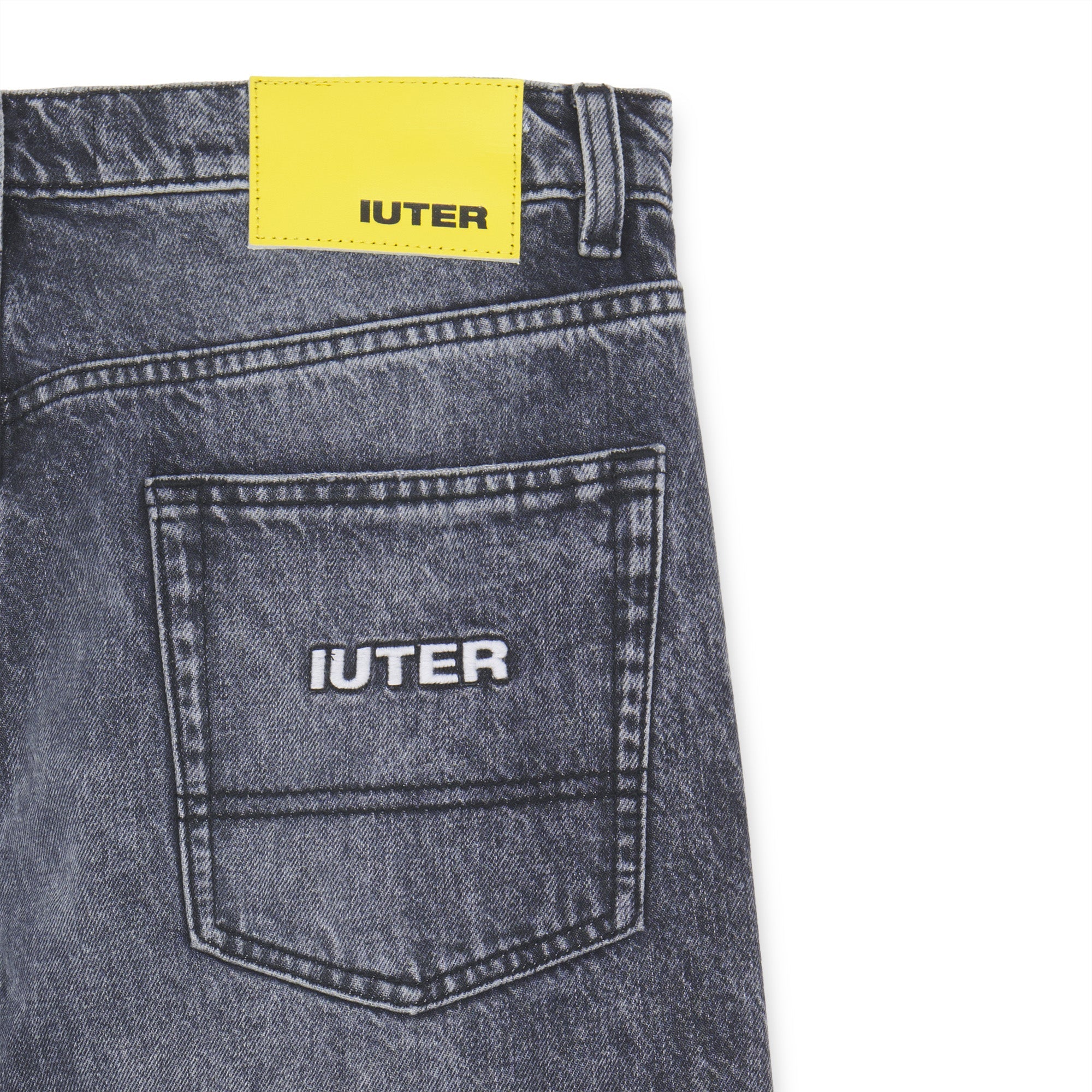 LOOSE DENIM PANTS BLACKTR