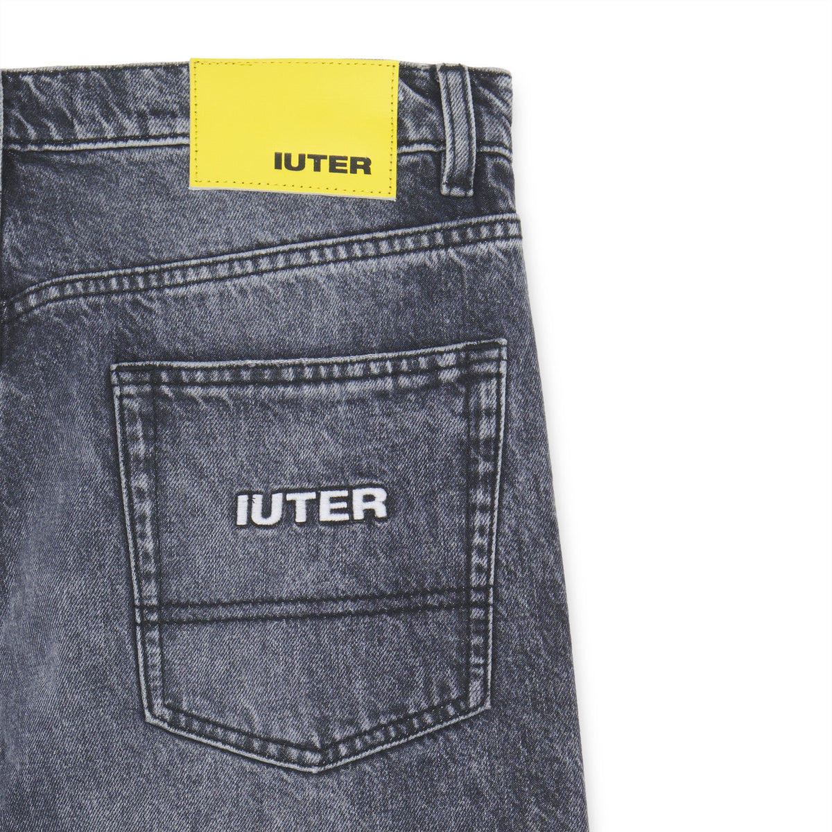 LOOSE DENIM PANTS BLACKTR