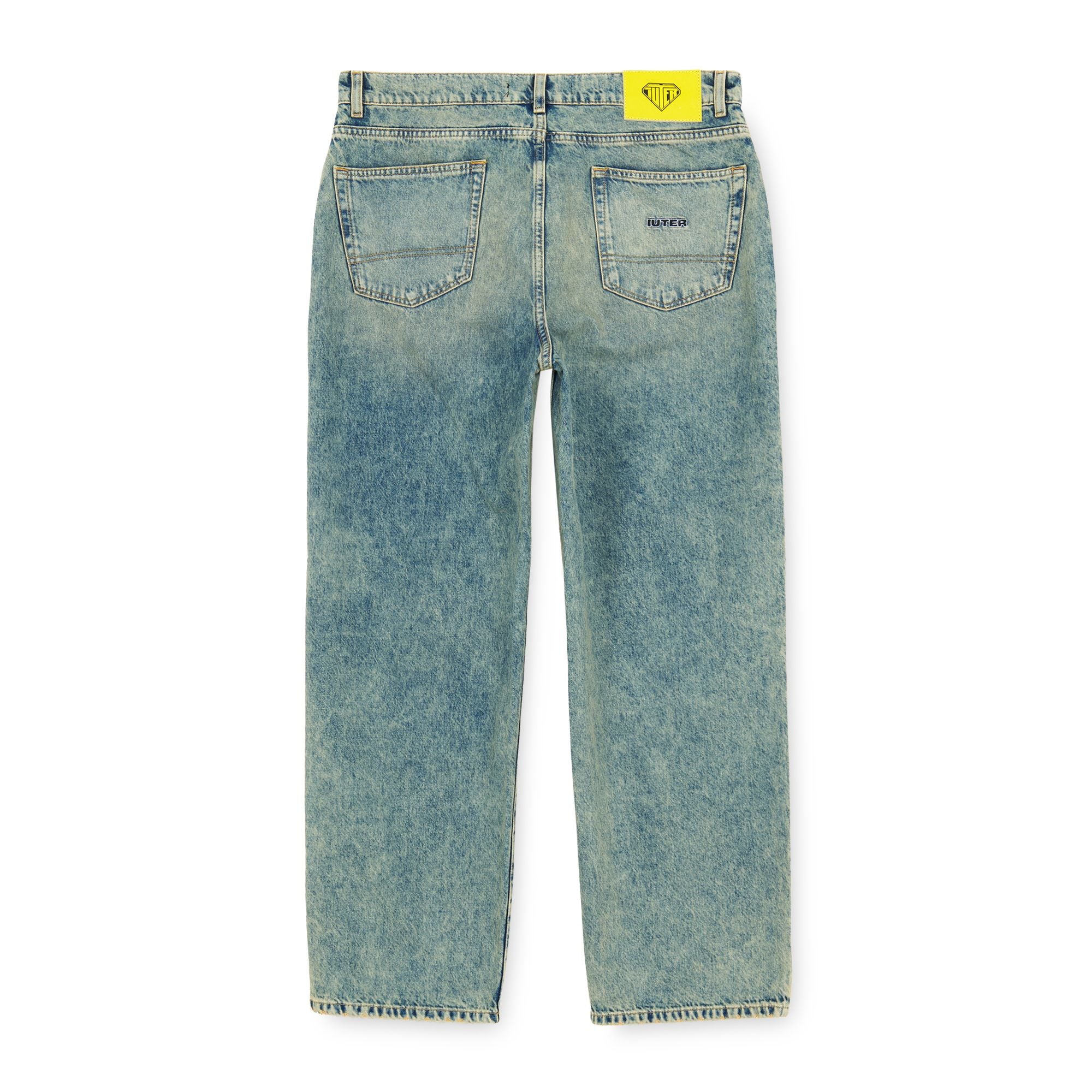 BAGGY DENIM PANTS BLUEACIDTR