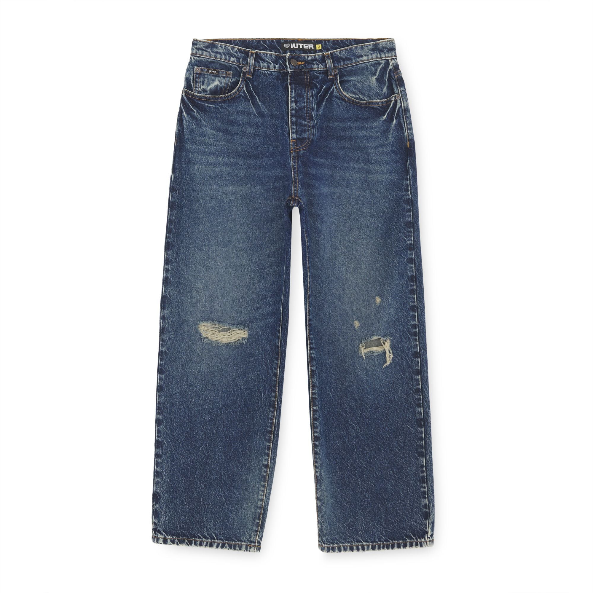 BAGGY DENIM PANTS DARKBLUEDST