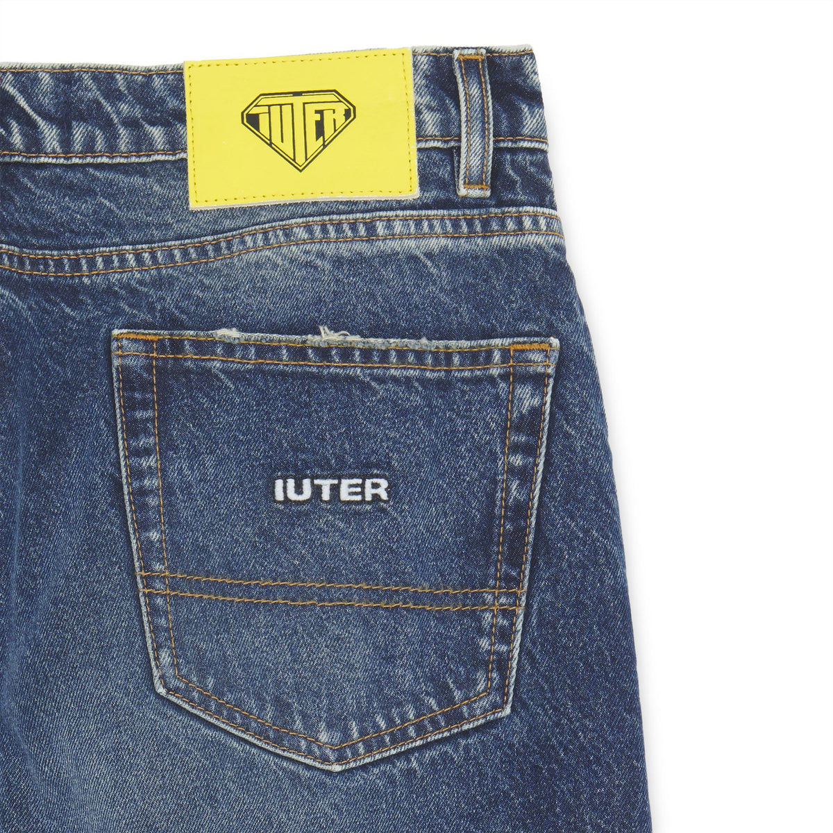 BAGGY DENIM PANTS DARKBLUEDST