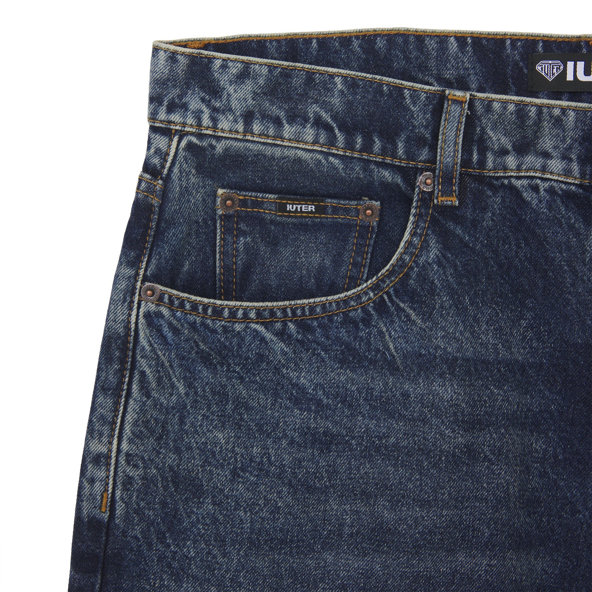 BAGGY DENIM PANTS DARKBLUE