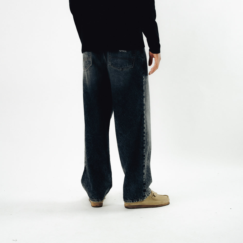 BAGGY DENIM PANTS DARKBLUE