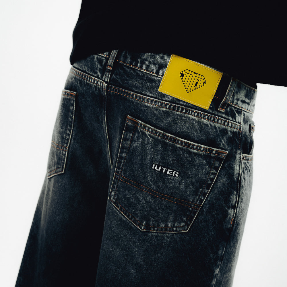 BAGGY DENIM PANTS DARKBLUE