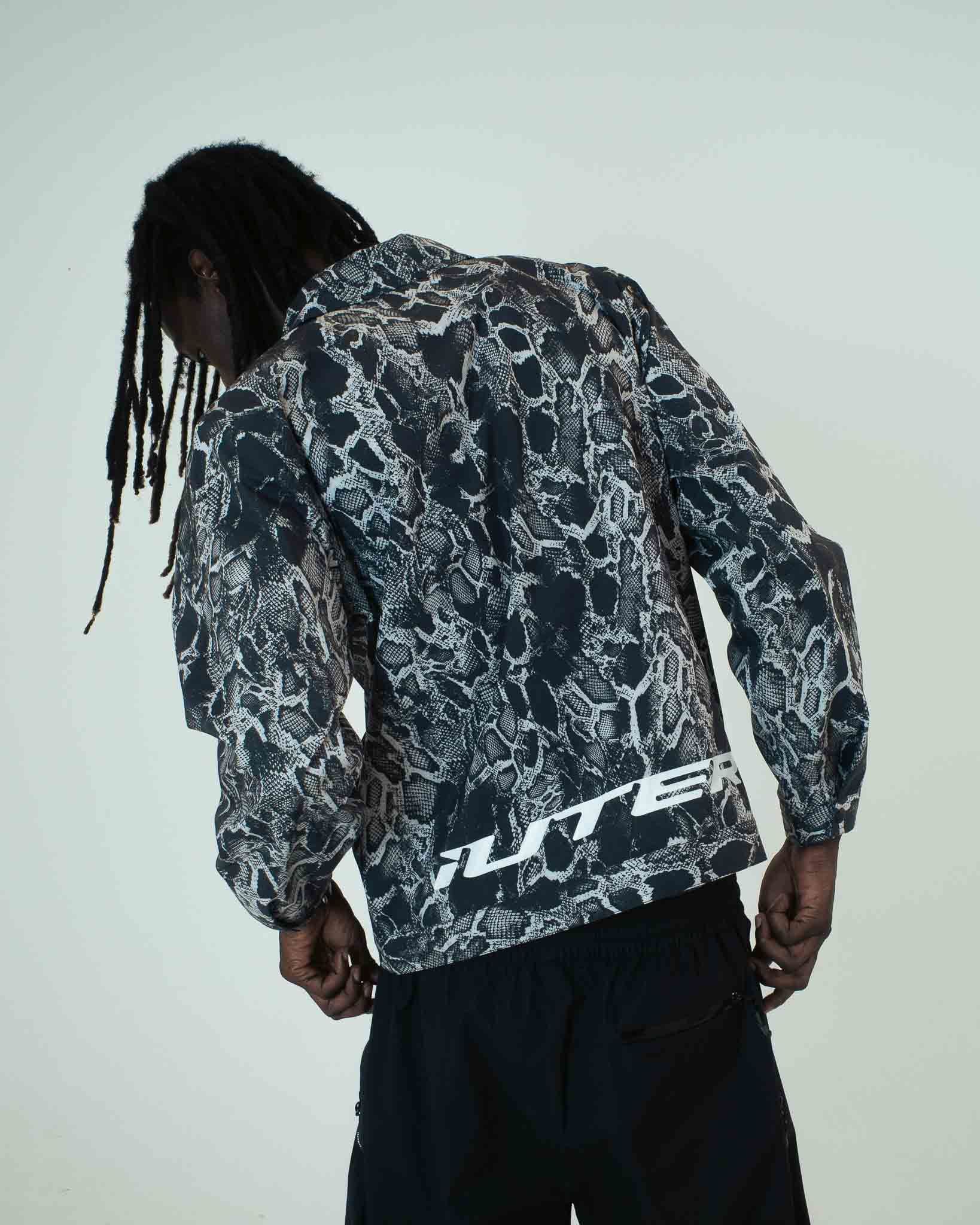 ALLY TAPED JACKET SNAKESKIN
