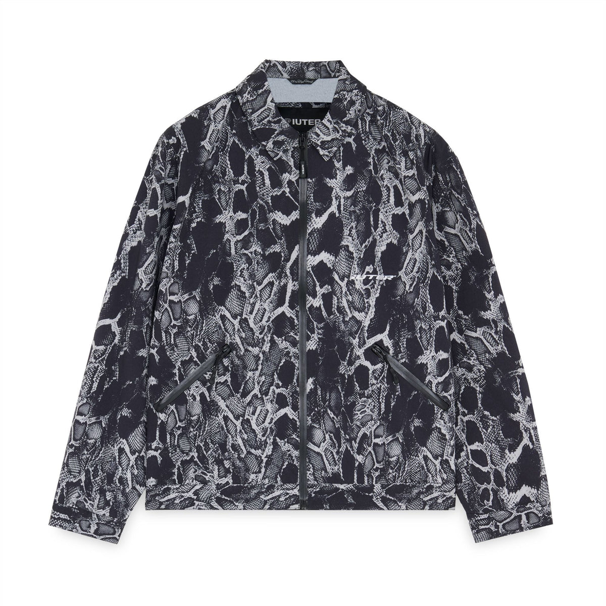 ALLY TAPED JACKET SNAKESKIN