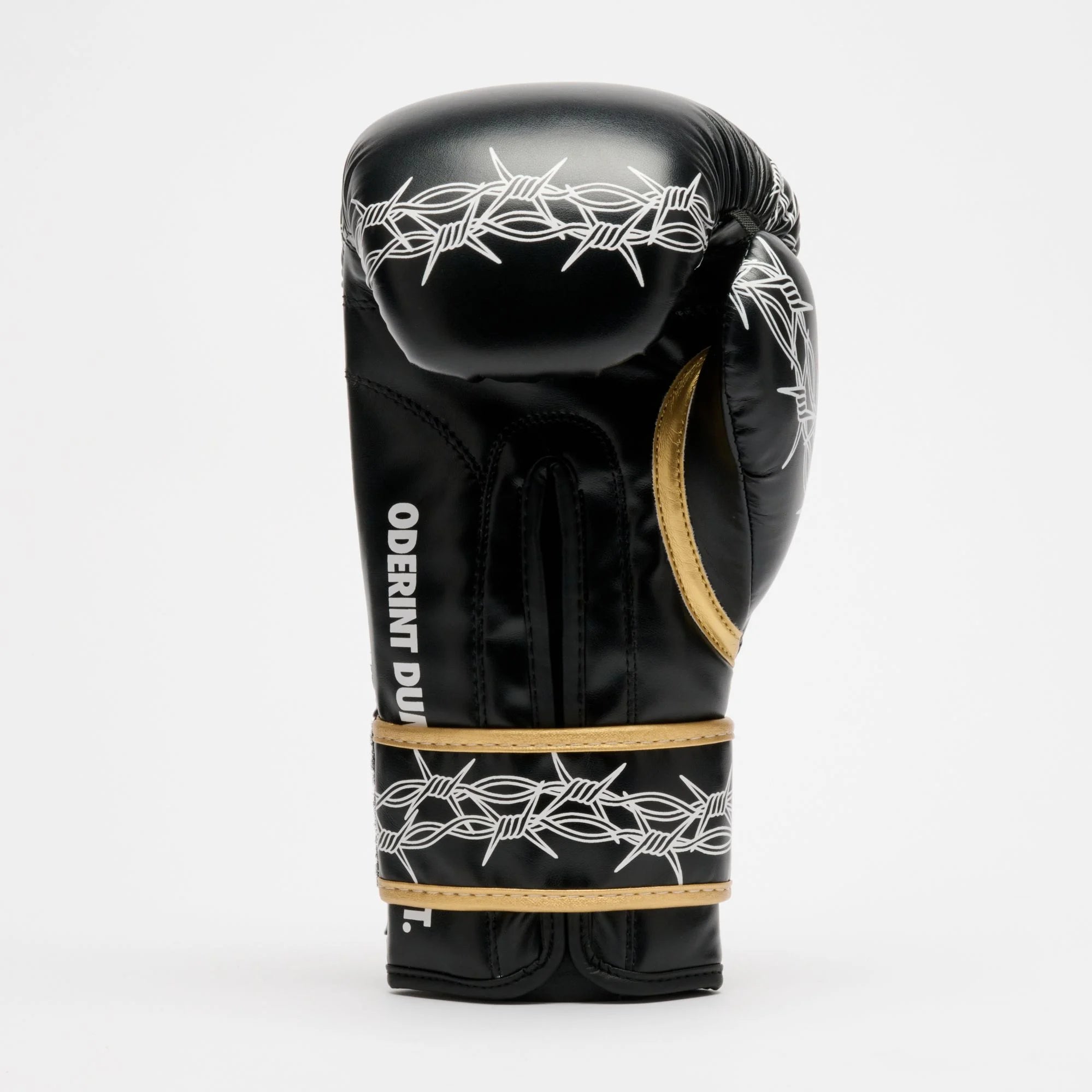 LEONE X IUTER BOXING GLOVES BARBEDWIRED BLACK