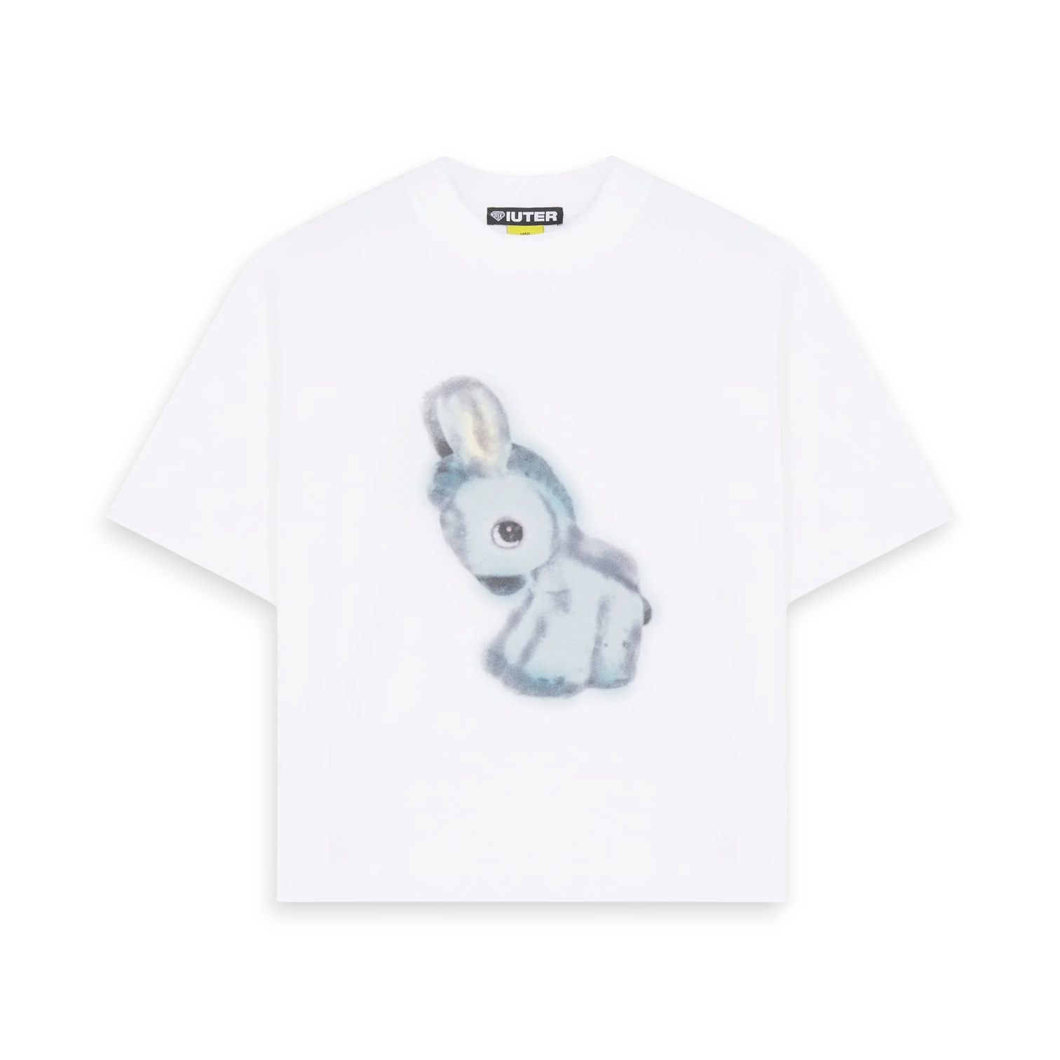 PLUSH MOCKNECK TEE WHITE