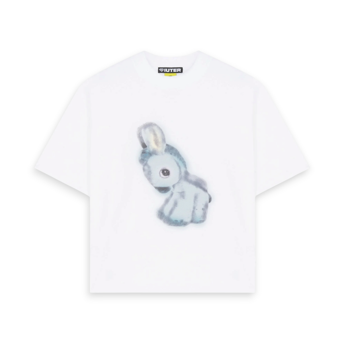 PLUSH MOCKNECK TEE WHITE