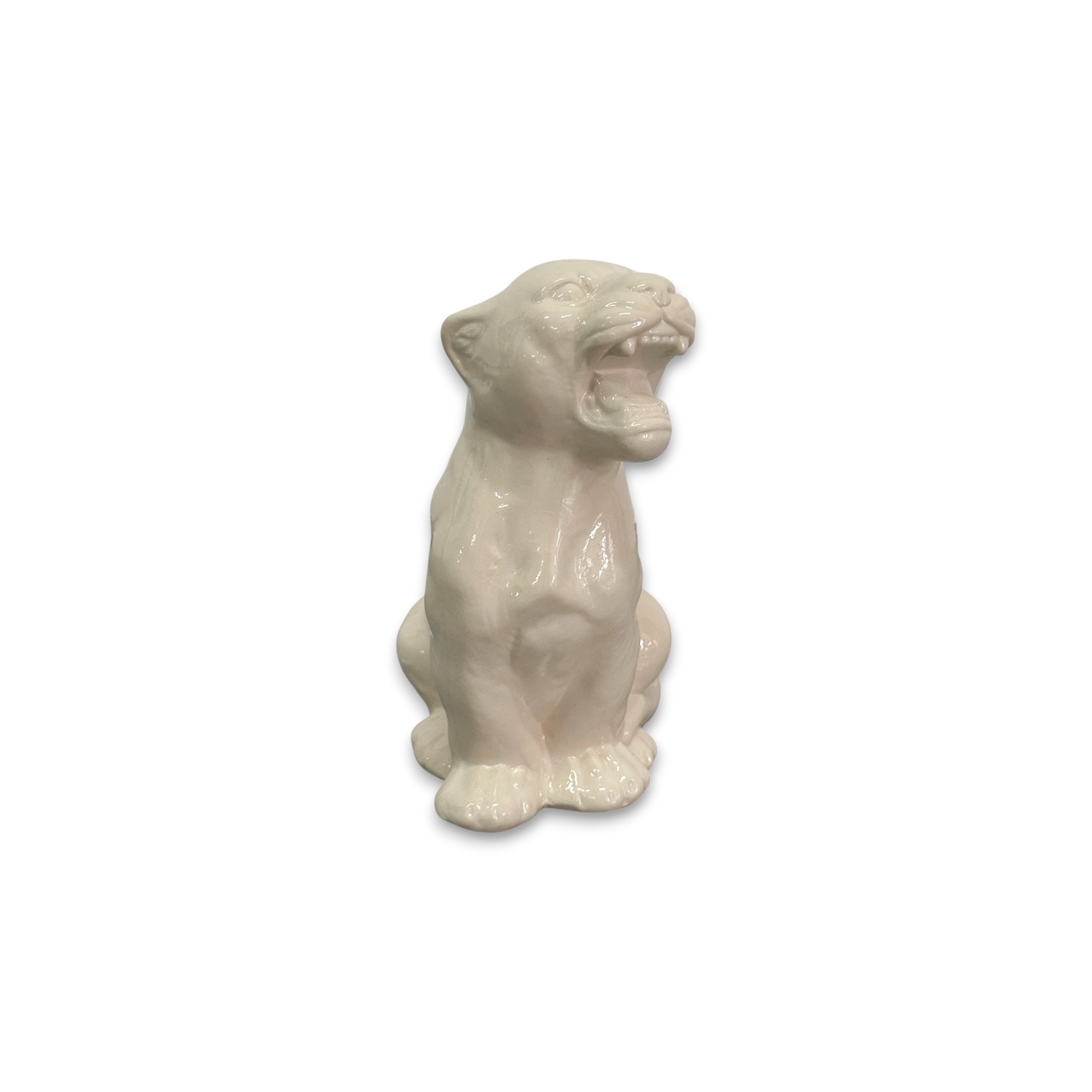 CERAMIC PANTHER SMALL 16CM GLOW BLUE