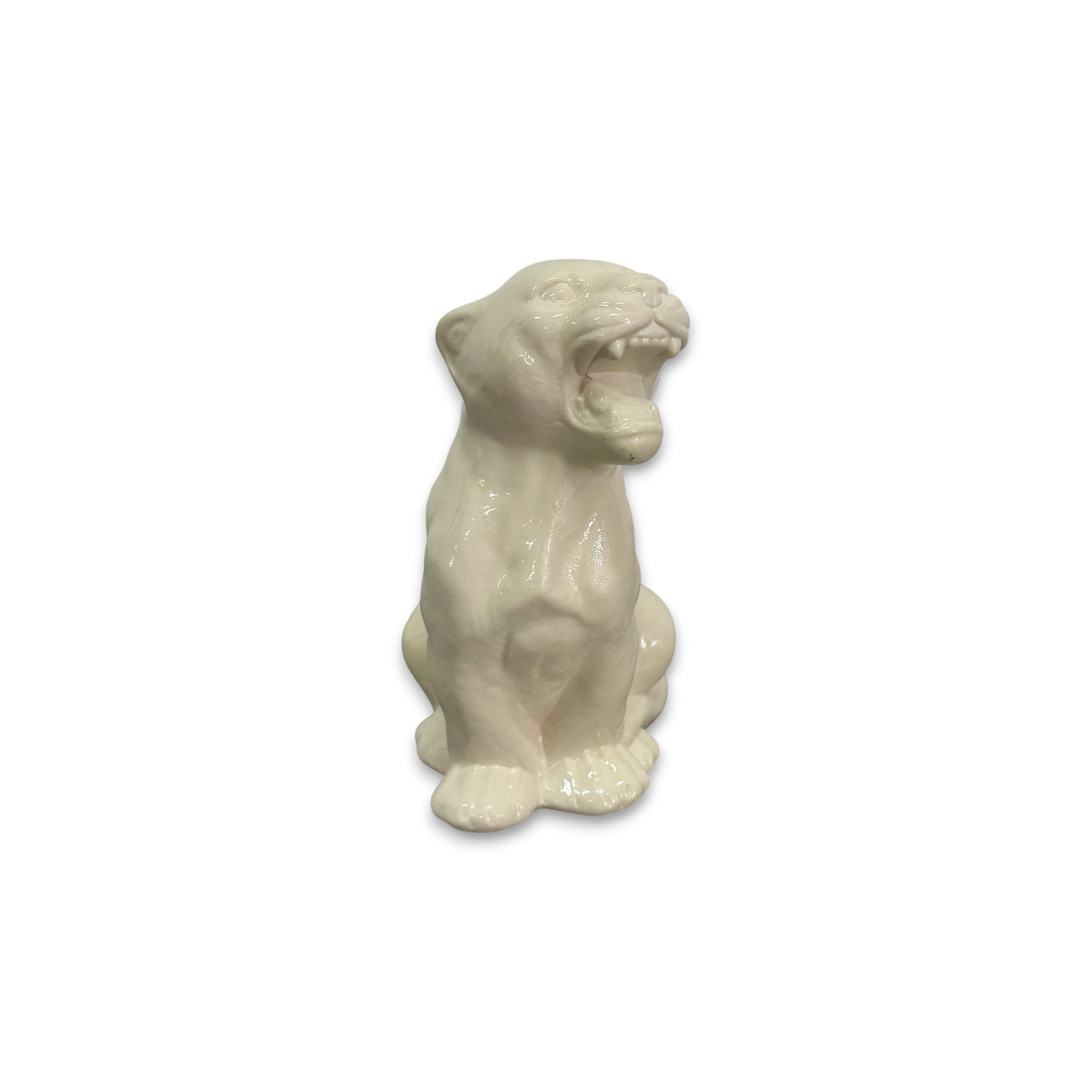 CERAMIC PANTHER SMALL 16CM GLOW GREEN