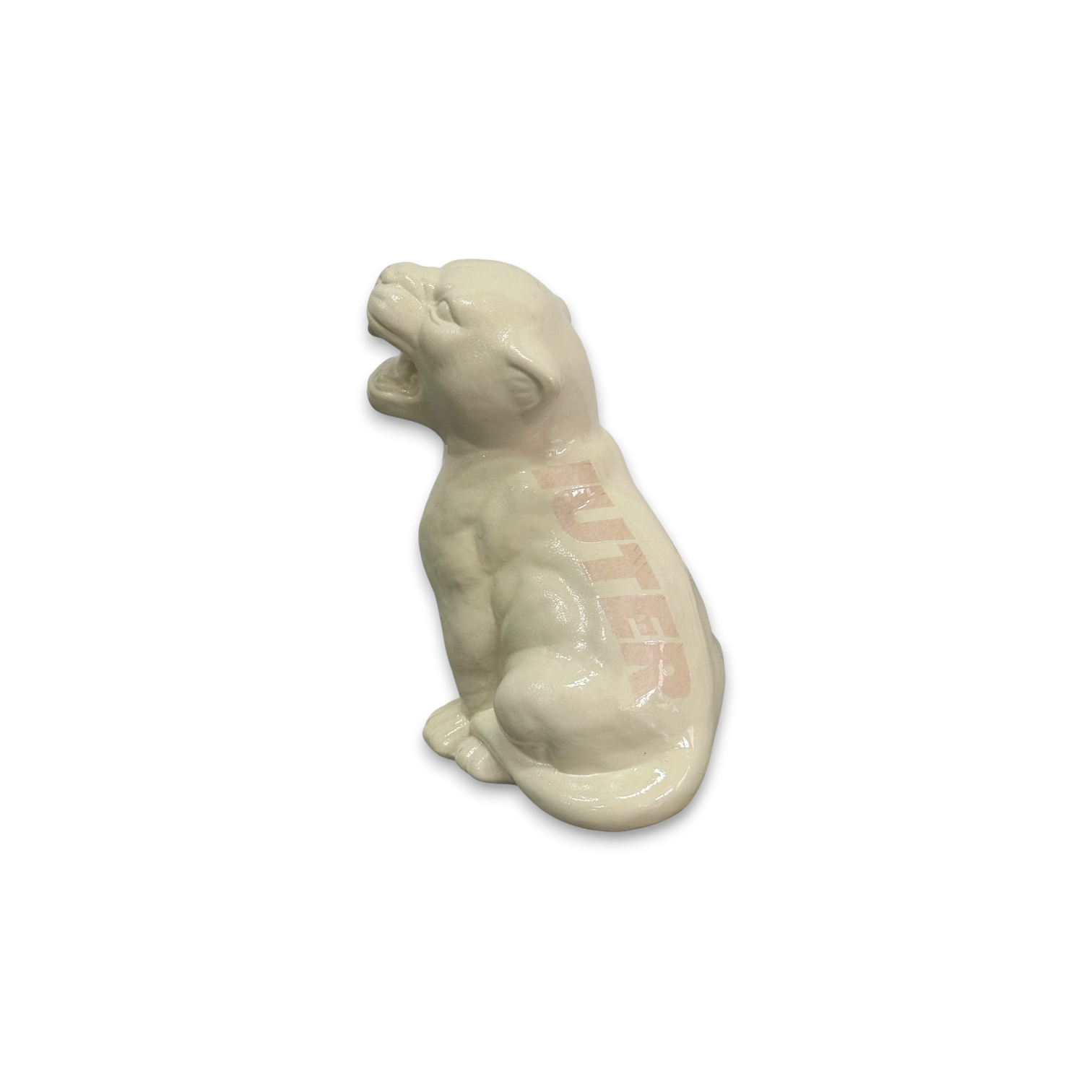 CERAMIC PANTHER SMALL 16CM GLOW GREEN