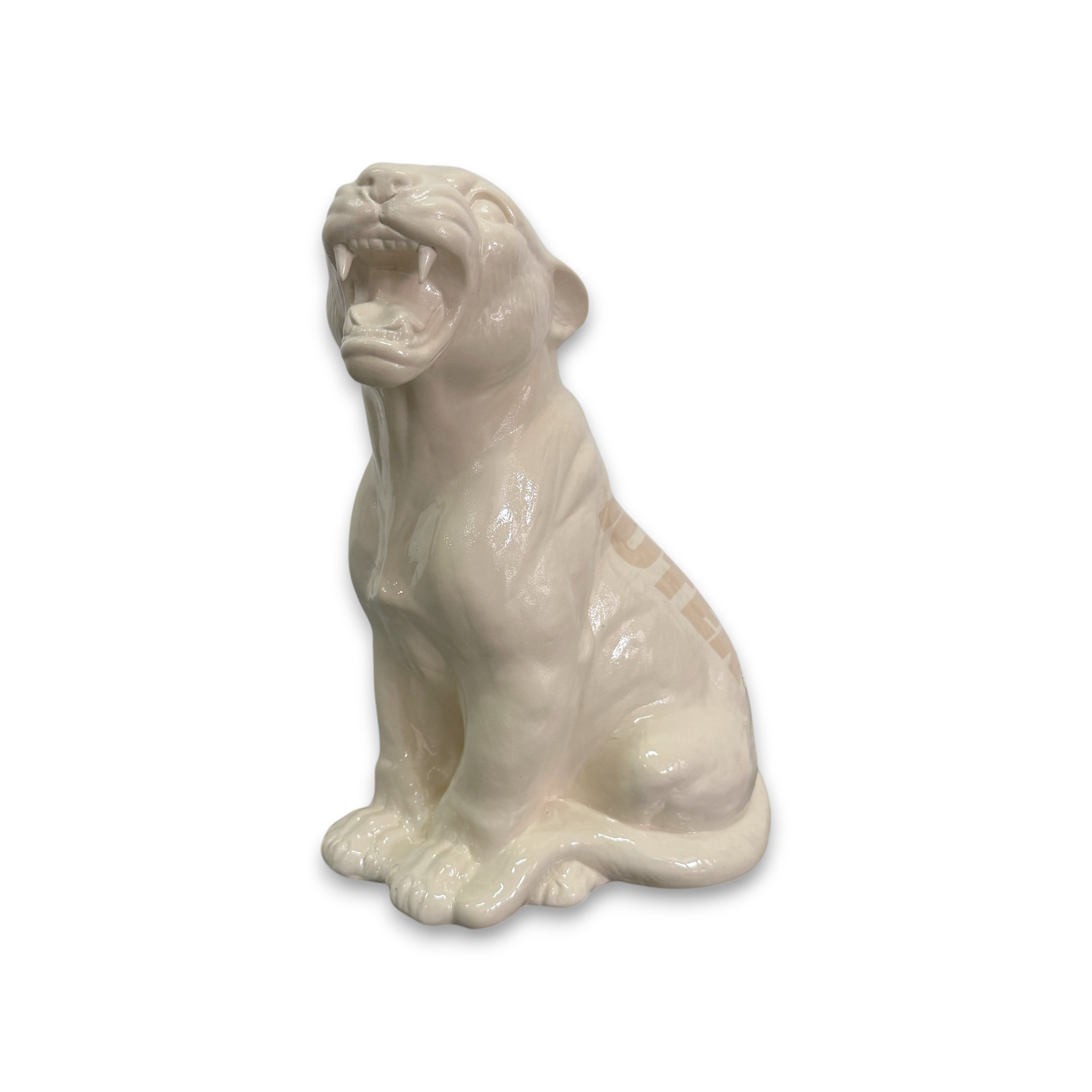 CERAMIC PANTHER MEDIUM 30CM GLOW BLUE