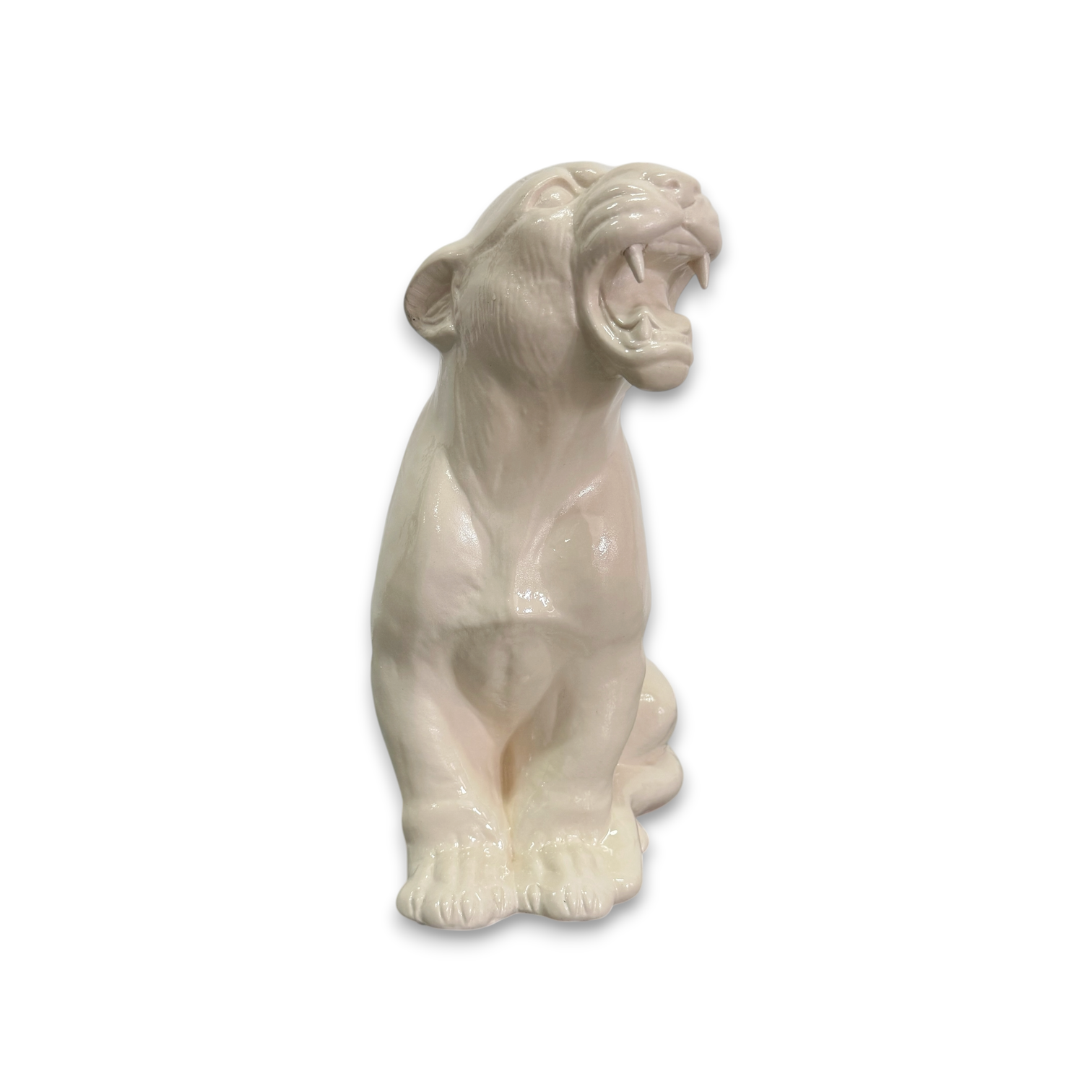 CERAMIC PANTHER MEDIUM 30CM GLOW BLUE