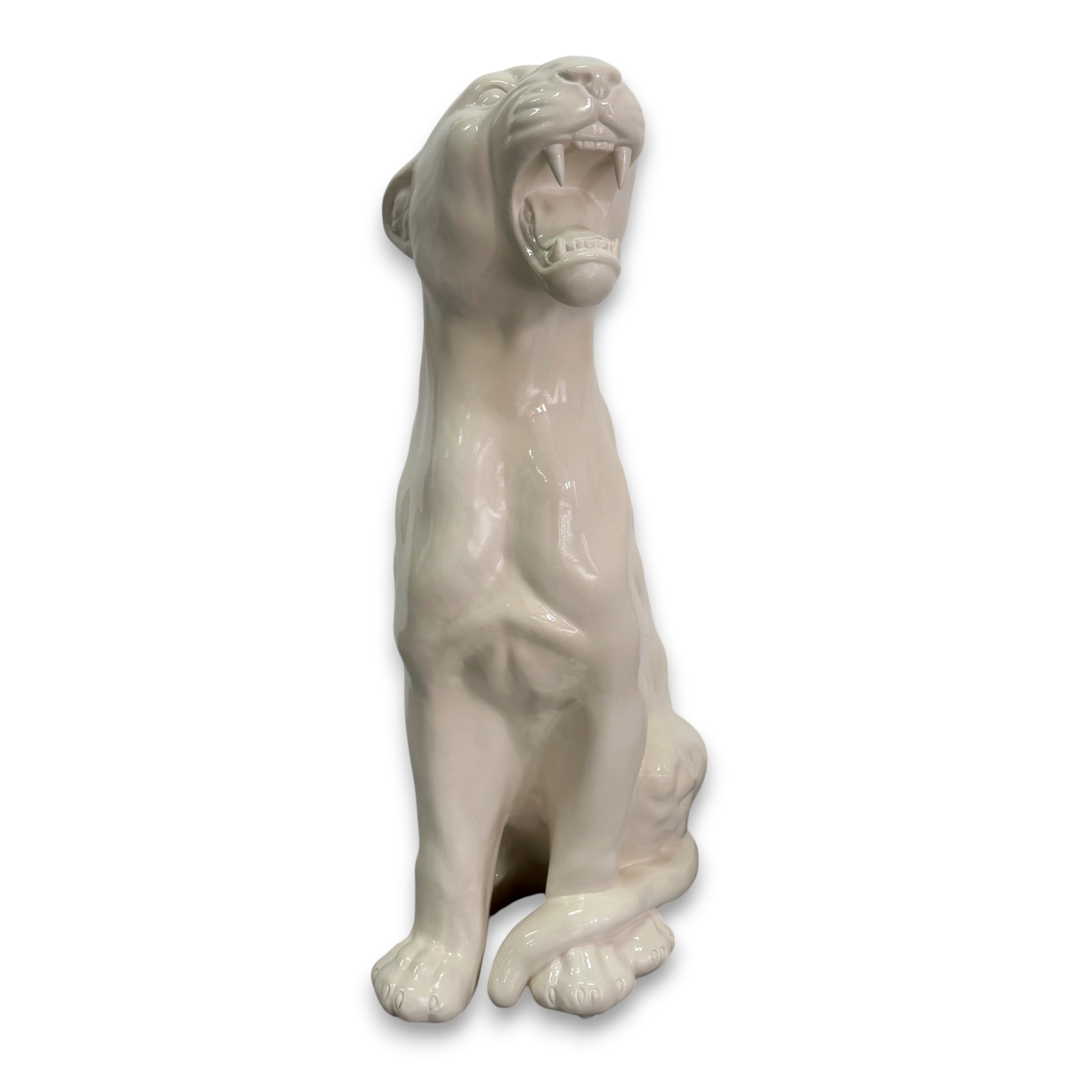 CERAMIC PANTHER XLARGE 86CM GLOW BLUE