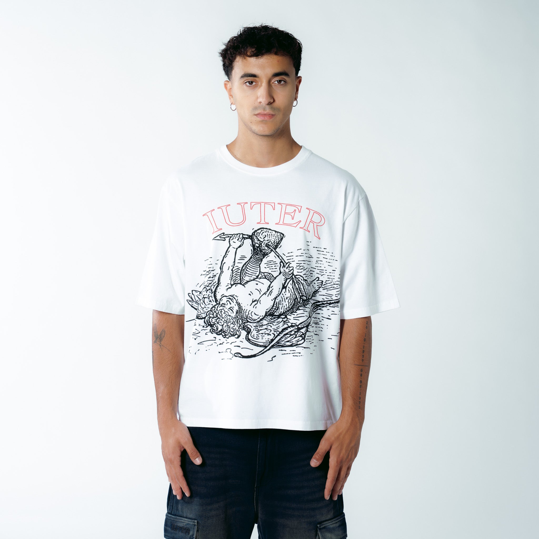 DAMAGE TEE WHITE