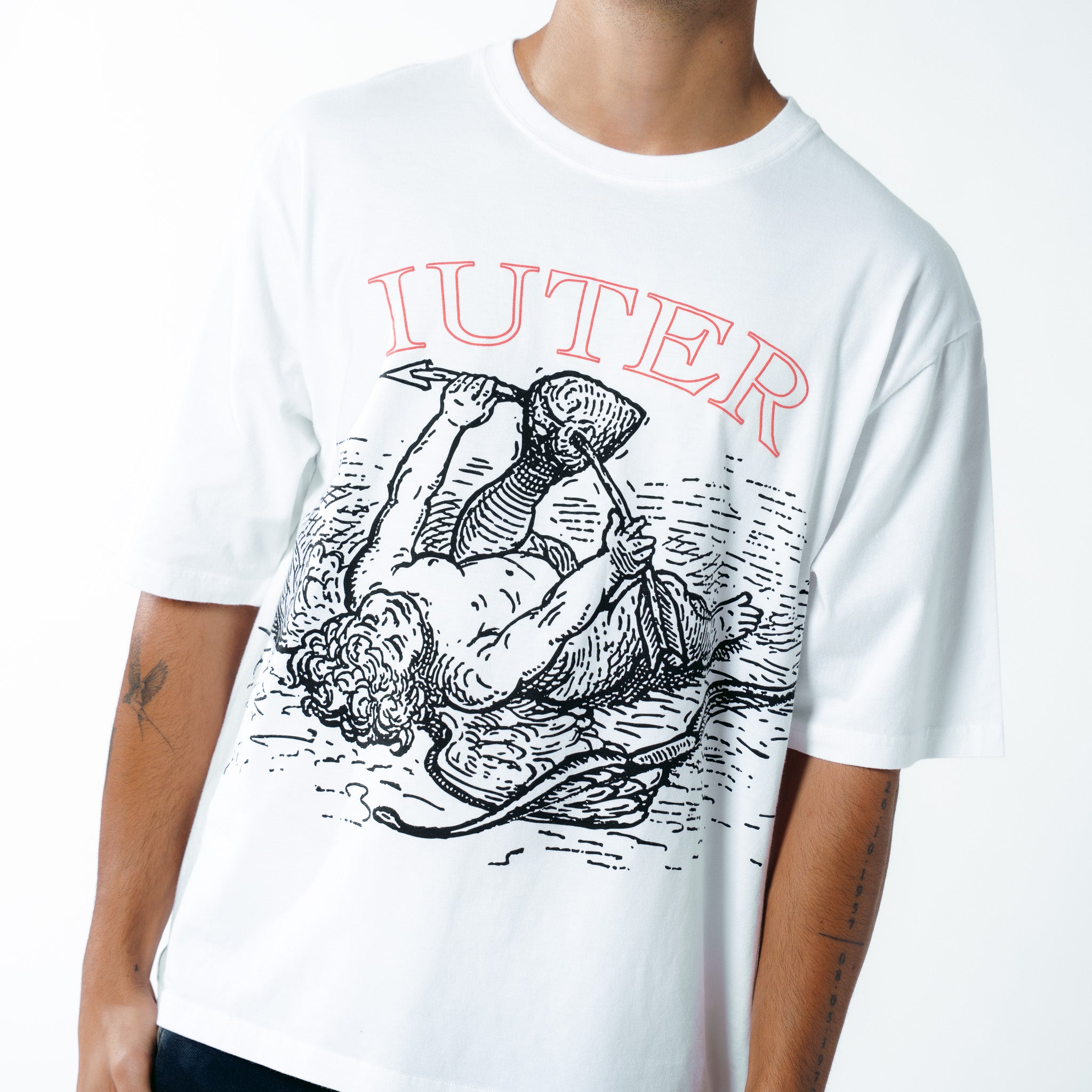 DAMAGE TEE WHITE