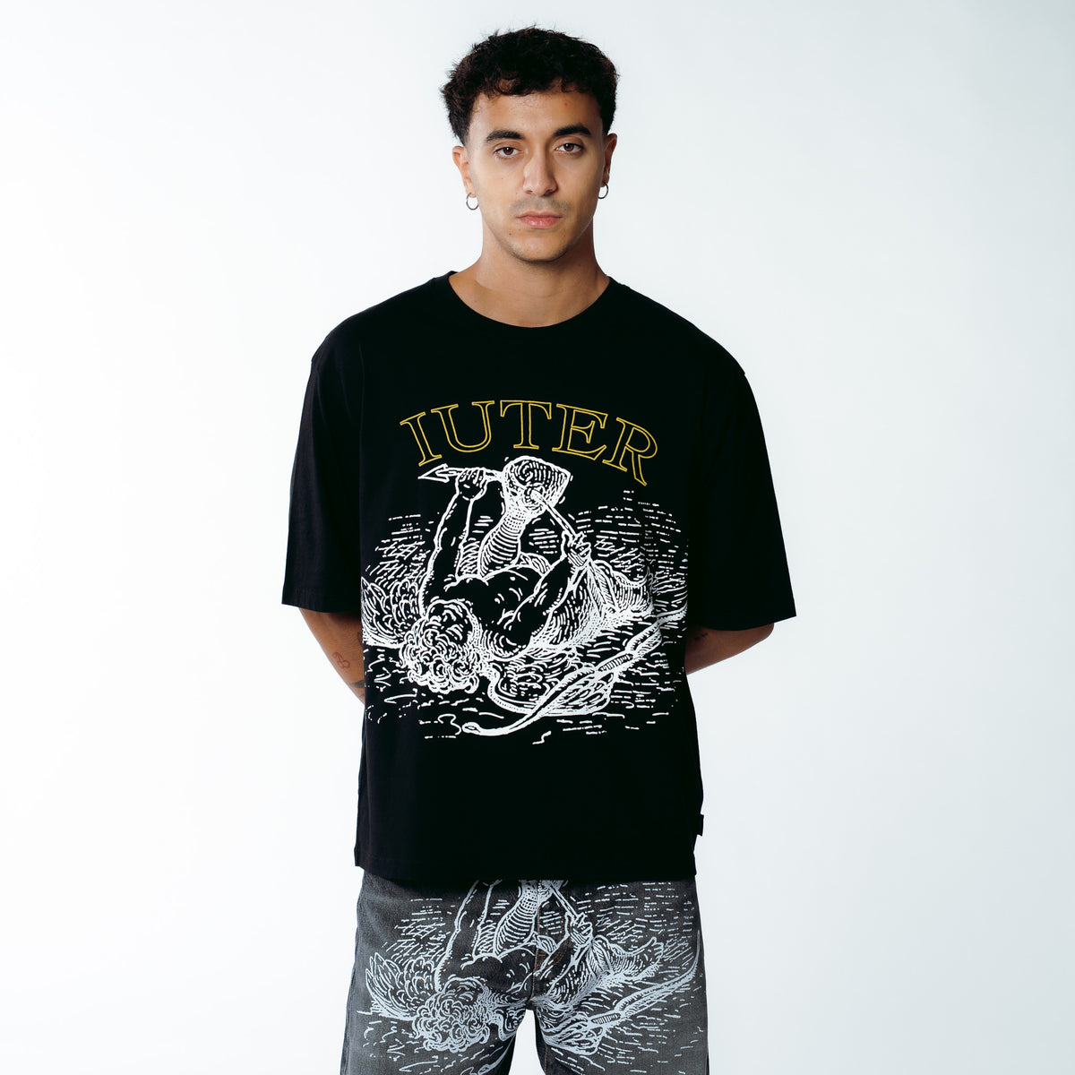 DAMAGE TEE BLACK