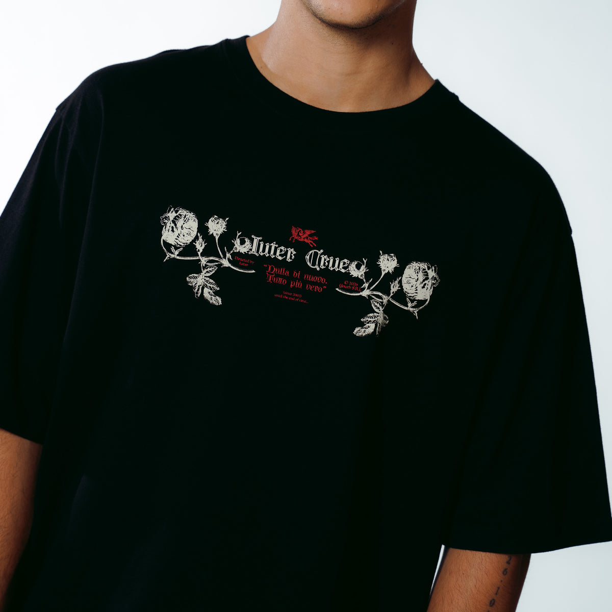 BLOOM TEE BLACK