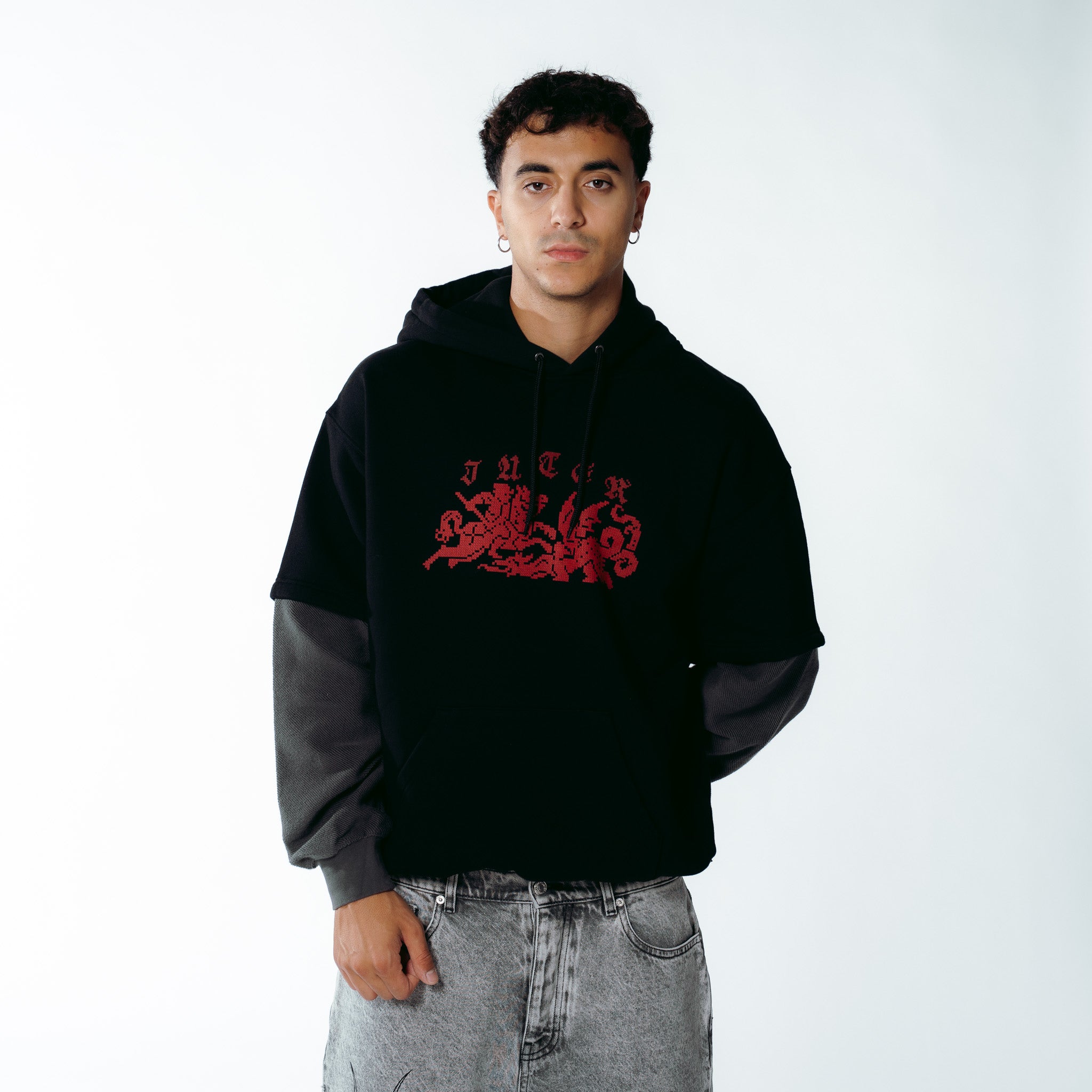COURAGE OVER HOODIE BLACK