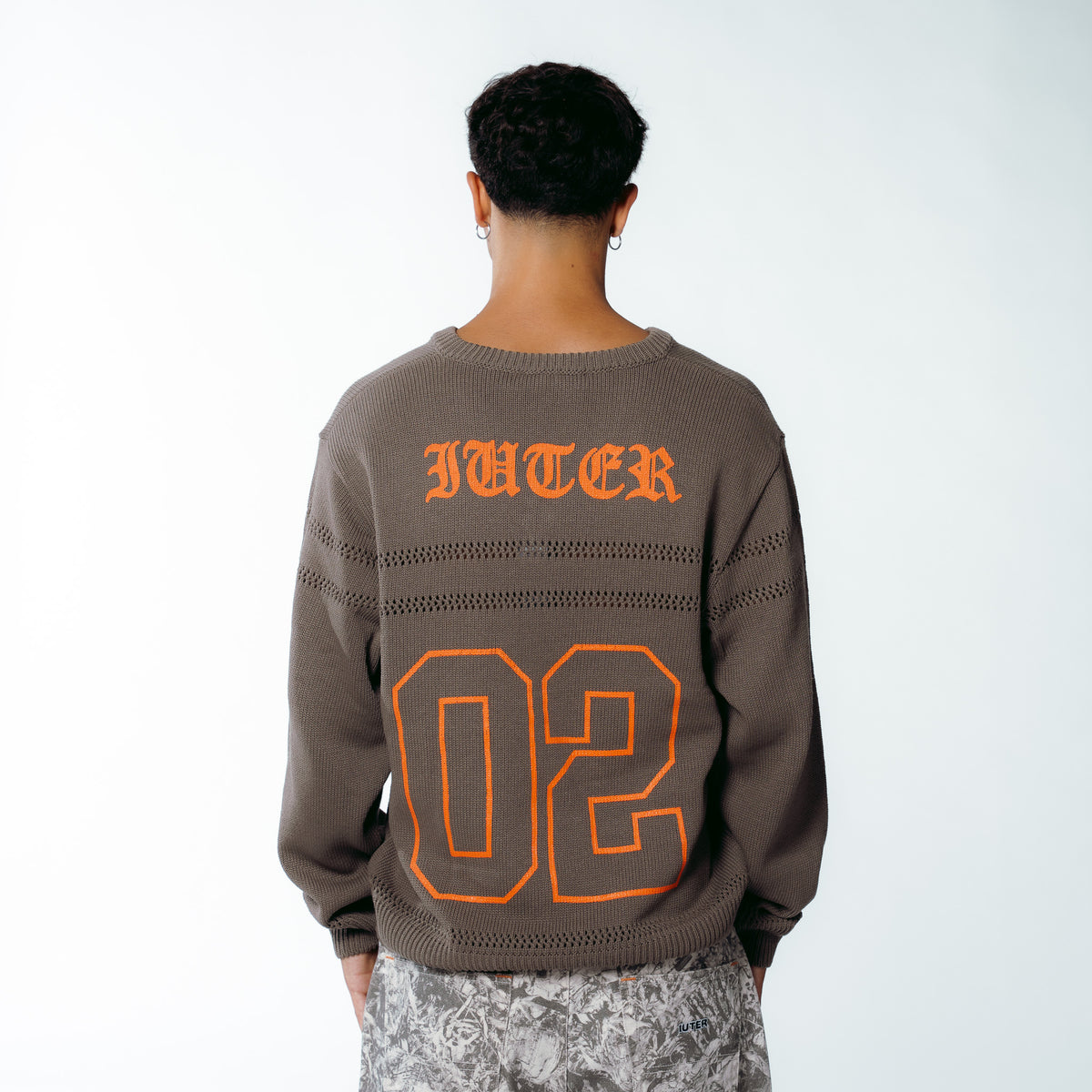 STARS FOOTBALL SWEATER BROWN
