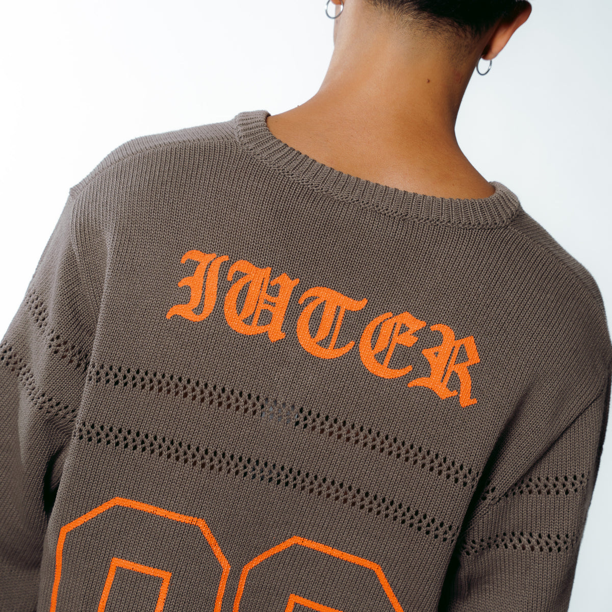 STARS FOOTBALL SWEATER BROWN